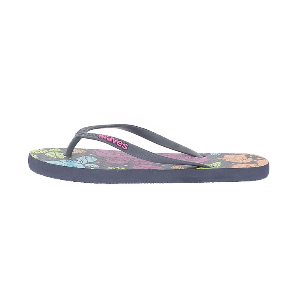 WAVES WOMEN THONGS SLIPPERS NA-GR-PI | DSI Footcandy