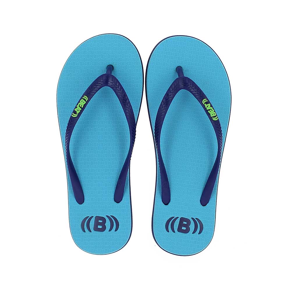 BEAT ROUNDED FLAT SLIPPERS LADIES Sky Blue | DSI Footcandy
