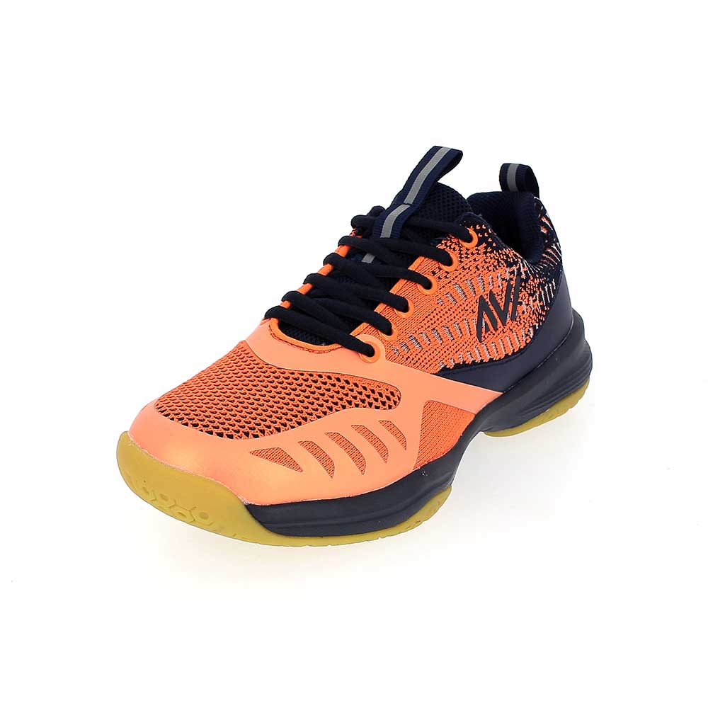 AVI Unisex Lacing SPORT BADMINTON Orange/Navy | DSI Footcandy