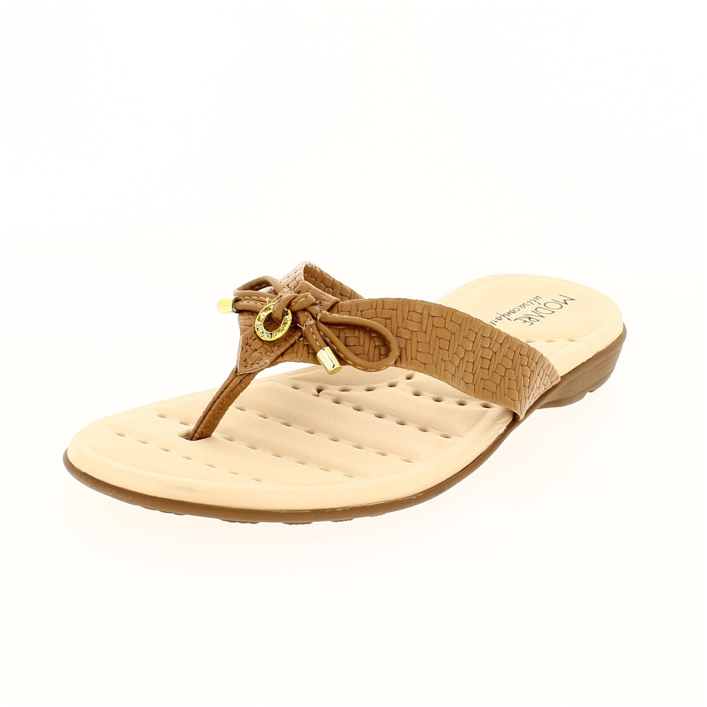 MODARE Women Casual Slip-on Slippers CAMEL