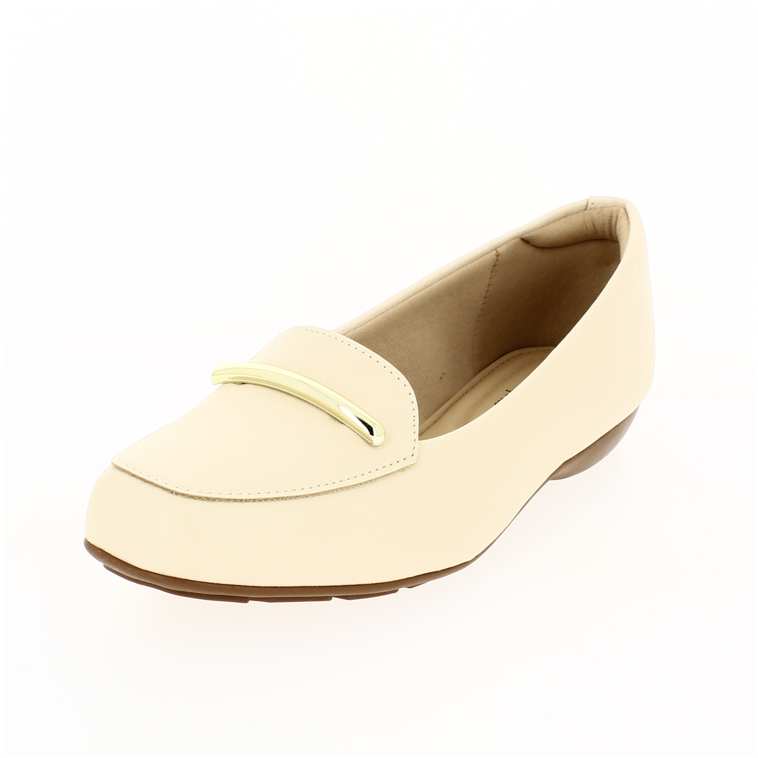 MODARE Women Casual Slip-on Shoes CREAM