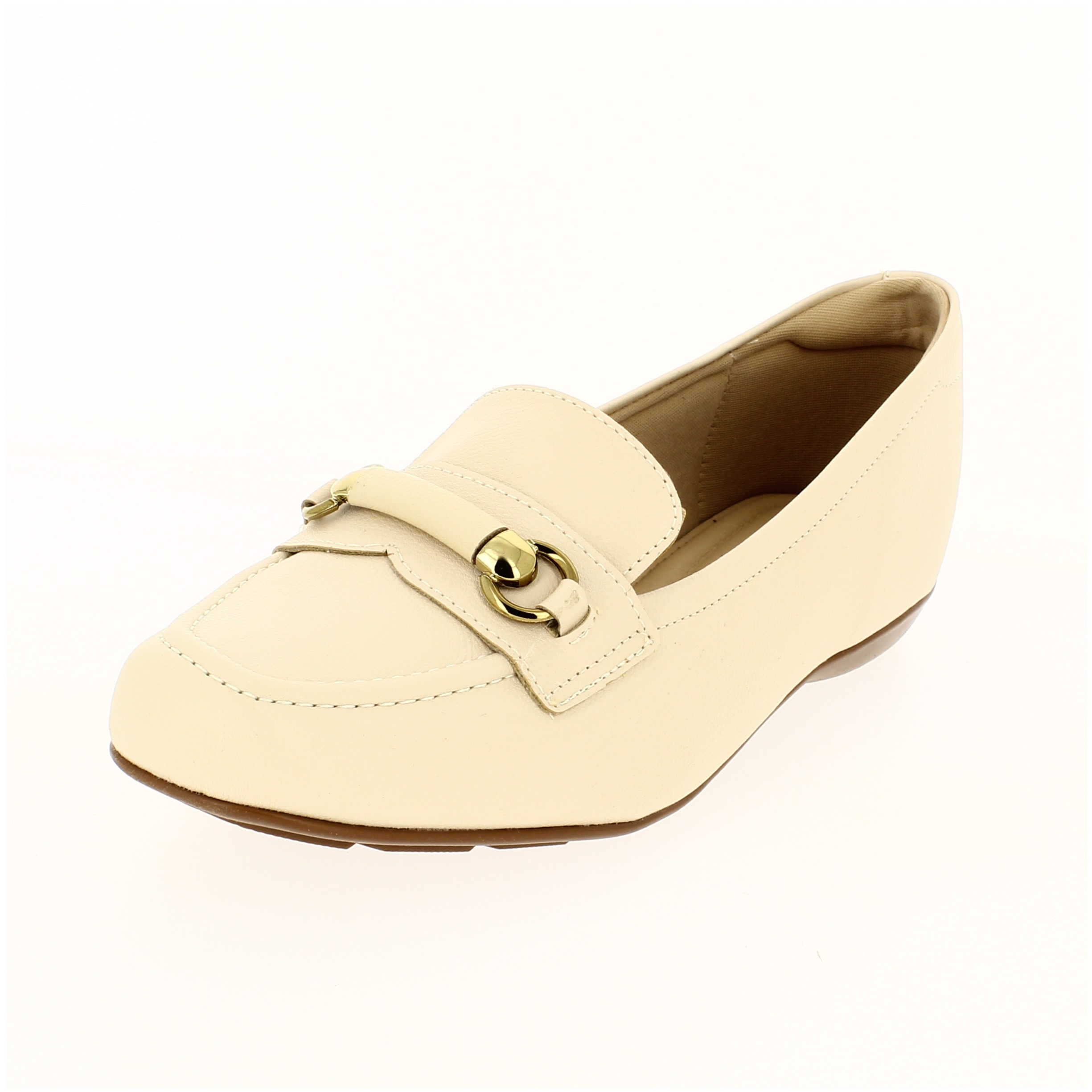 MODARE Women Casual Slip-on Shoes CREAM