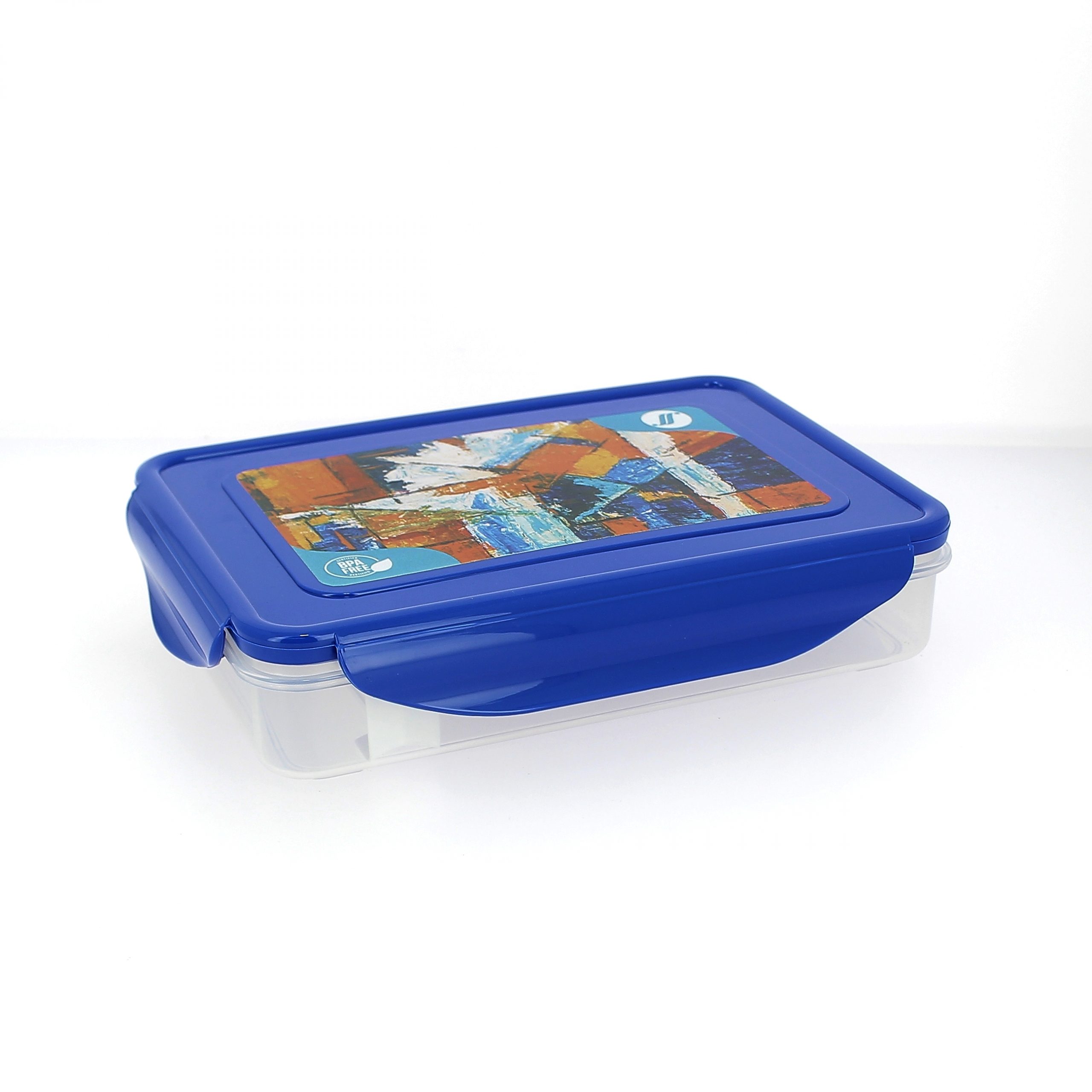 SUPERSPORT UNISEX LUNCH BOXES 1000ML-D.BLUE-TRANS