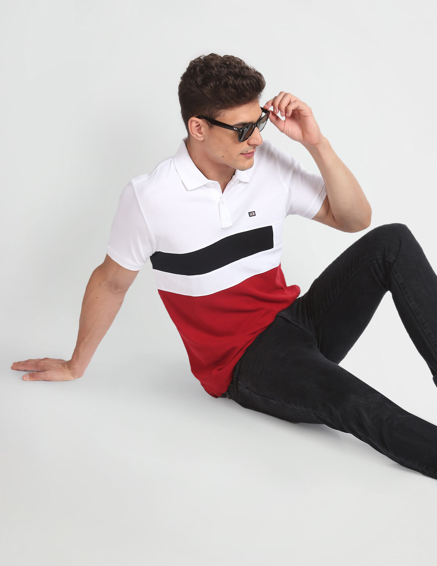 Arrow Men Casual Tshirt Half Sleeve Multi