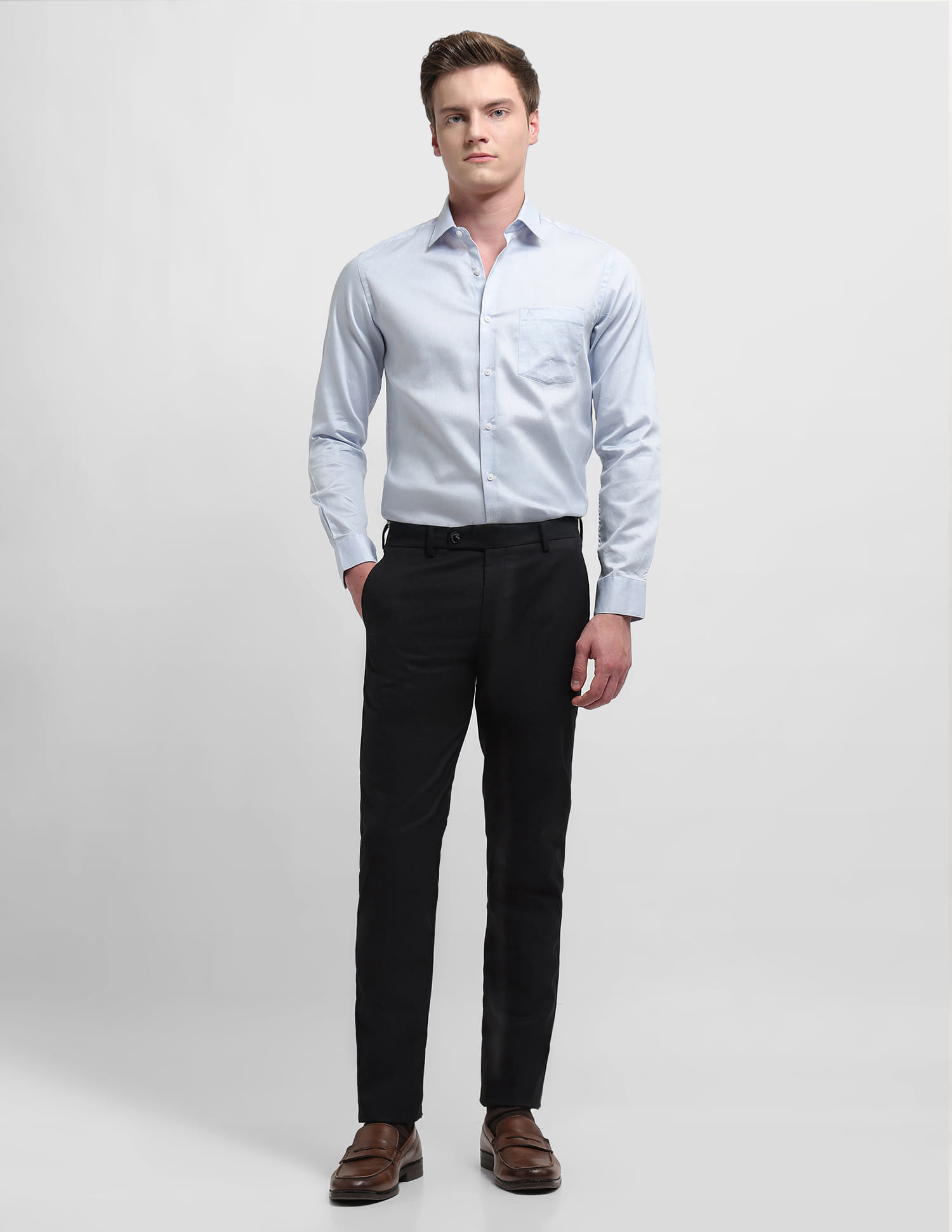 Arrow Men Casual Trouser Black