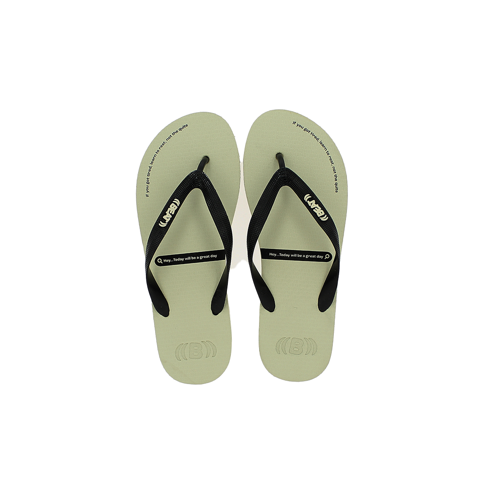 BEAT PLUS Men Casual Flats Flip Flops White