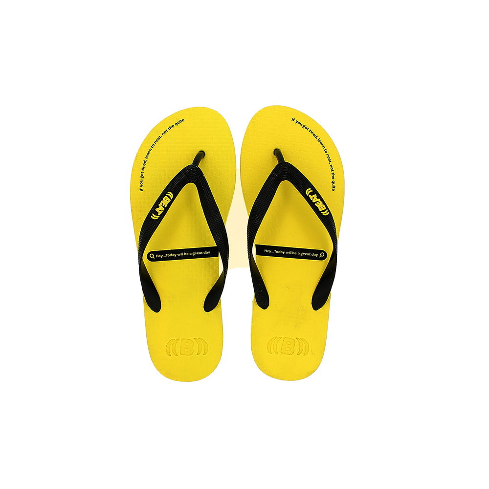 BEAT PLUS Men Casual Flats  Flip Flops Yellow