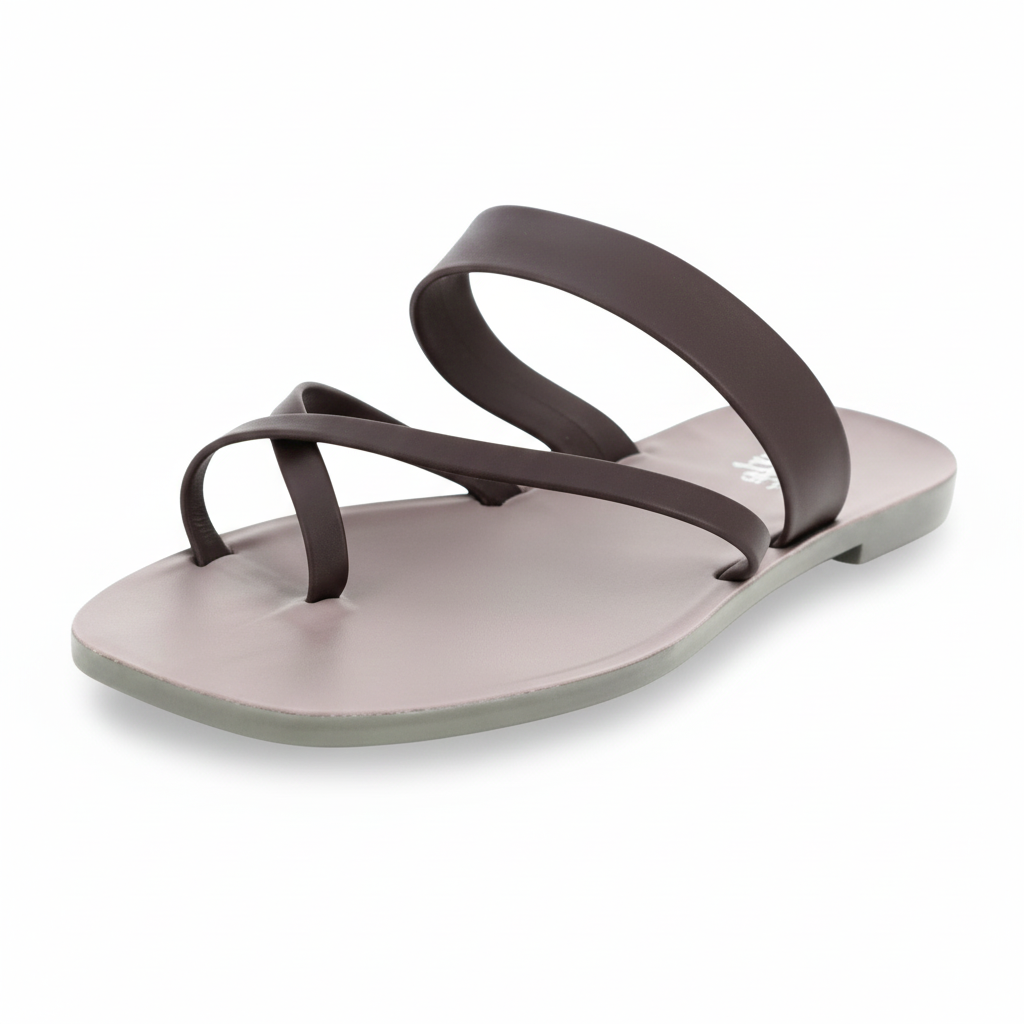 U Softo  Women Casual  Toe Ring Slippers PURPLE