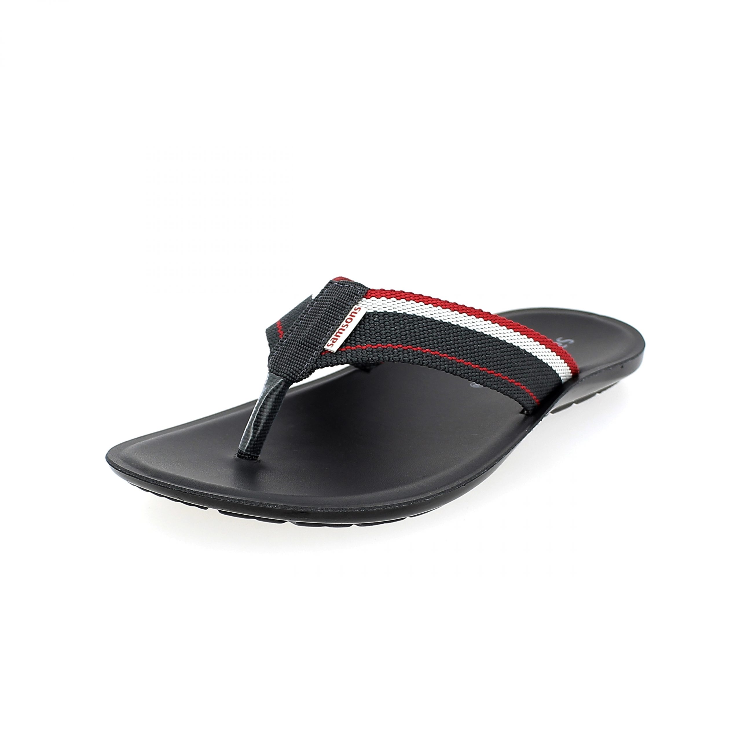 samsons   Men Casual  T-strap Slippers GREY