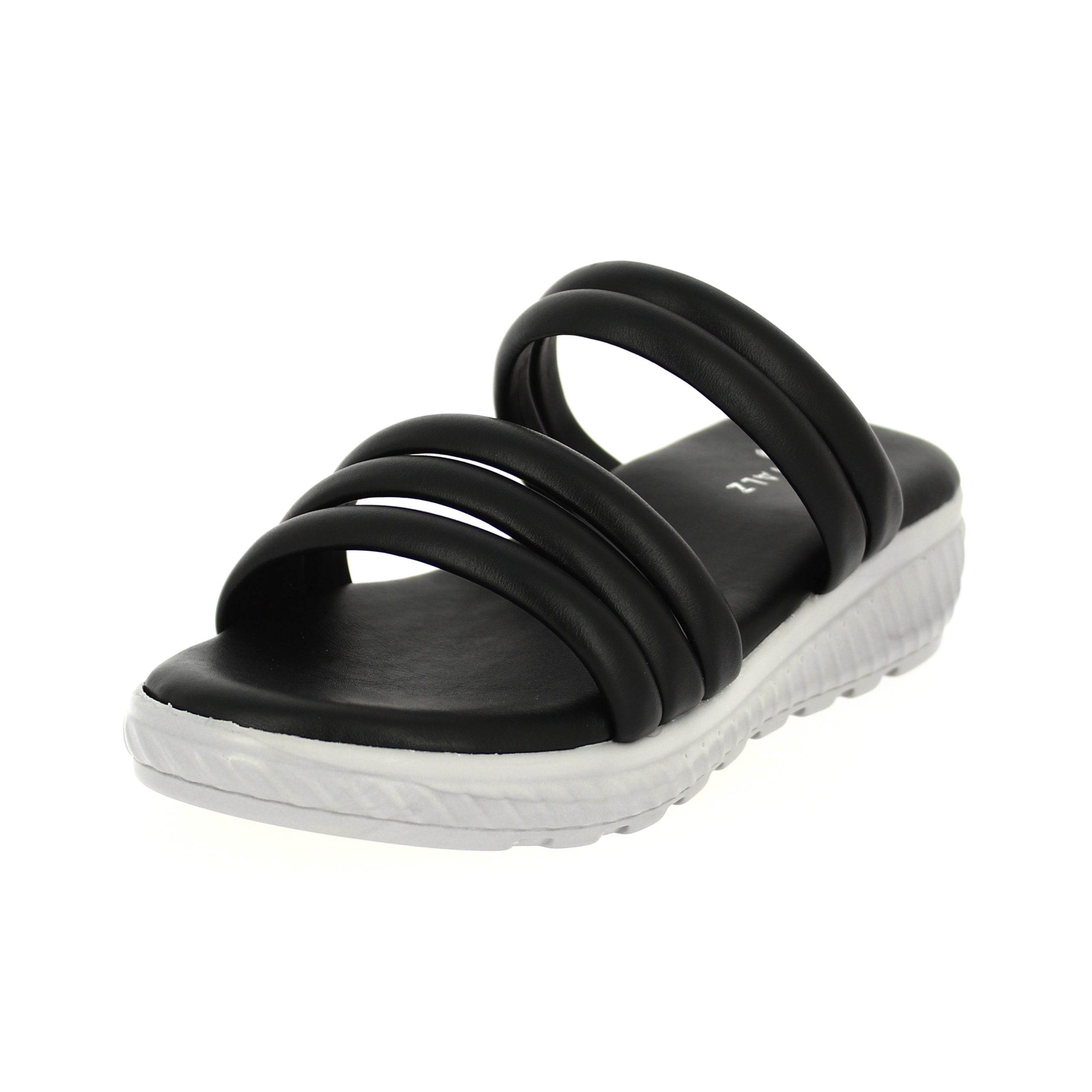 PETALZ  Women Casual  Slip-on Slippers BLACK