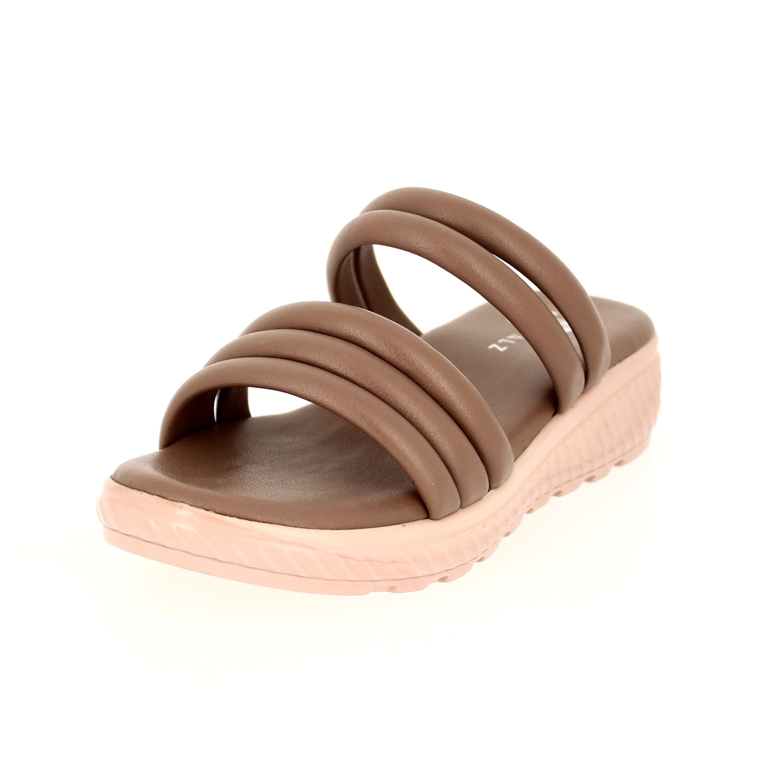 PETALZ  Women Casual  Slip-on Slippers PEACH