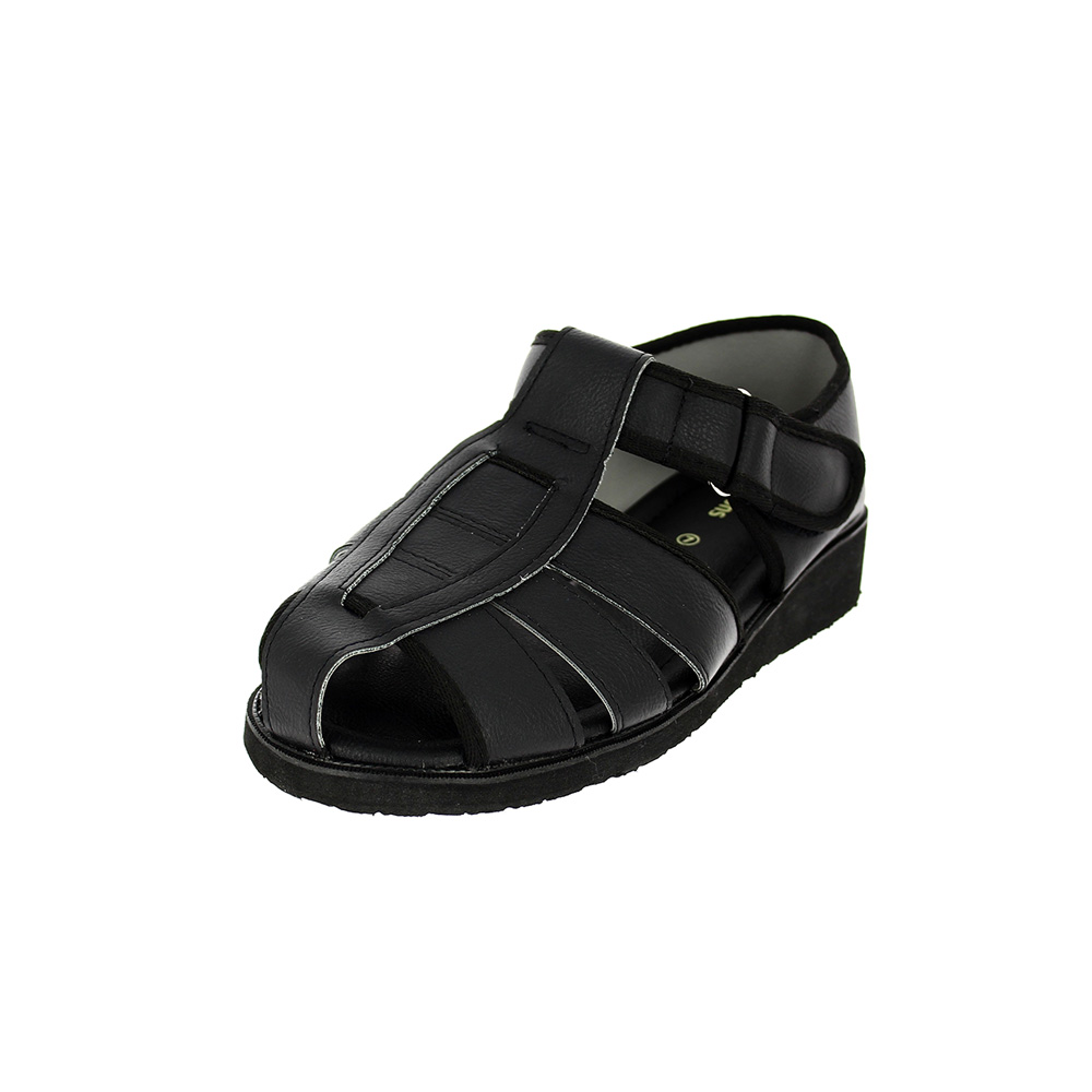 samsons   Men Casual BOAT  Sandals BLACK