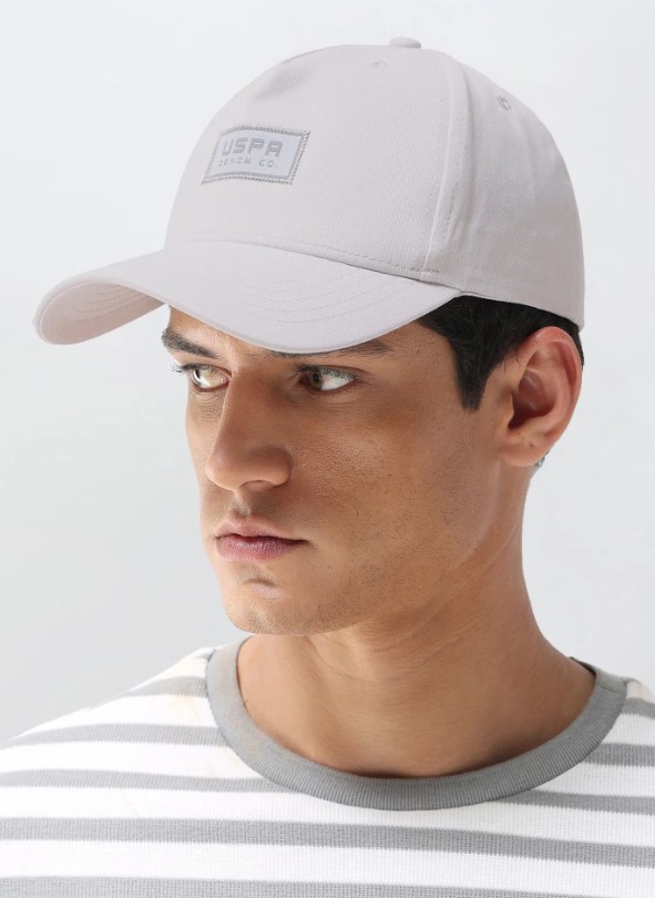 US POLO Men Casual Cap Lt. Grey
