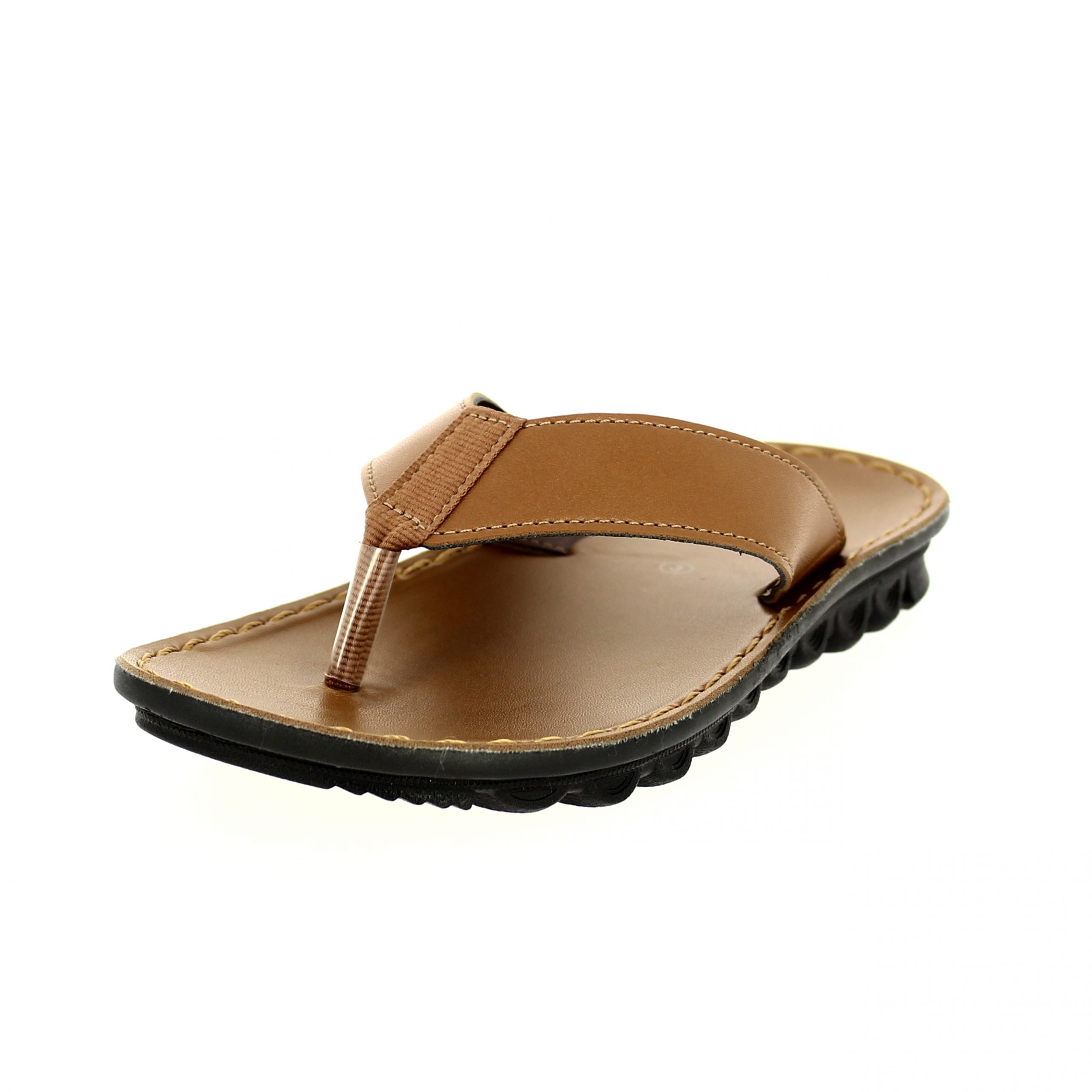 U Softo Boys Casual V-strap  Sandals BROWN