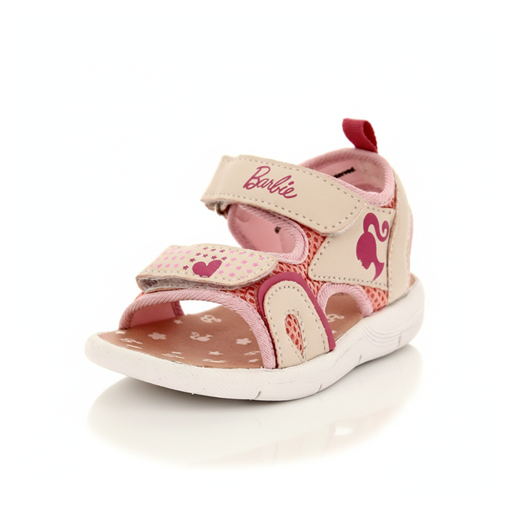 Barbie Girls Casual Velcro Sandals PINK