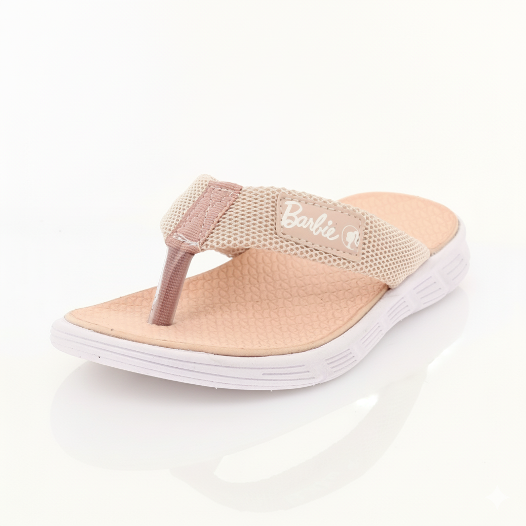 Barbie Girls Casual  T-strap Slippers PEACH