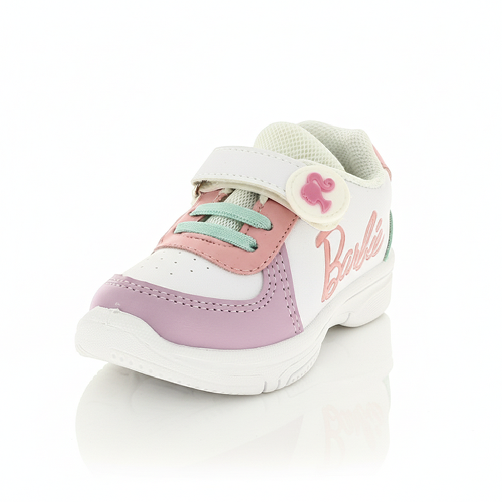 Barbie Girls Casual Velcro Shoes WHITE