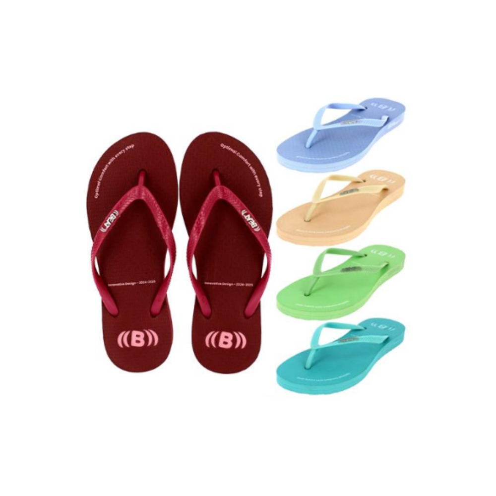 BEAT Men Casual FLATS Flip Flops Blue , Aqua , Orange , Maroon , Green