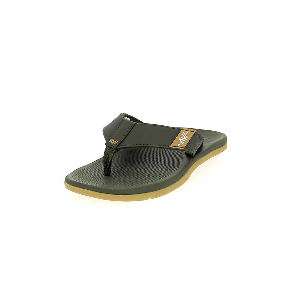 AVI Men casual slip-on slippers green