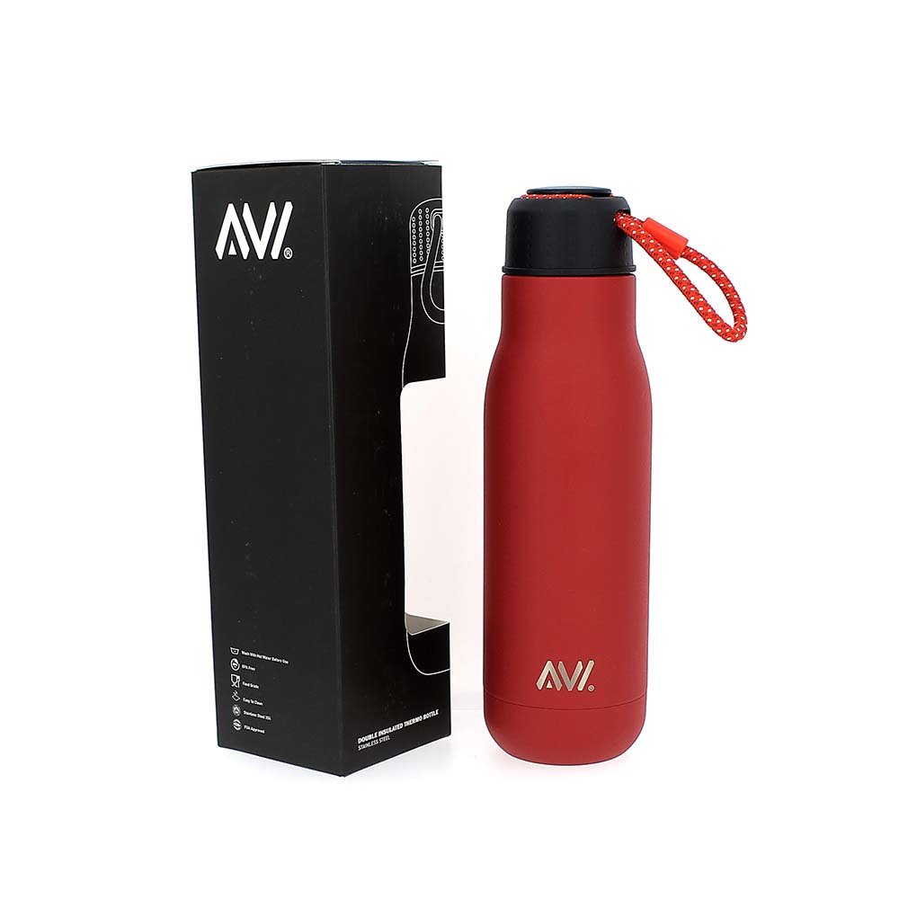 AVI Unisex Water Bottle Red