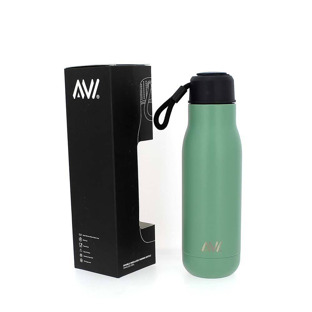 AVI Unisex Water Bottle Green