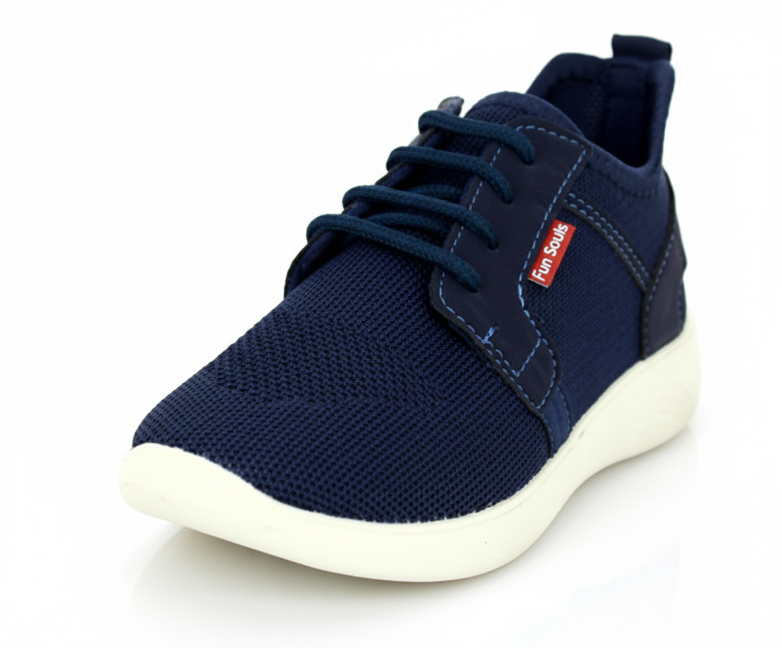 Fun Souls Boys Casual Lacing Shoes BLUE