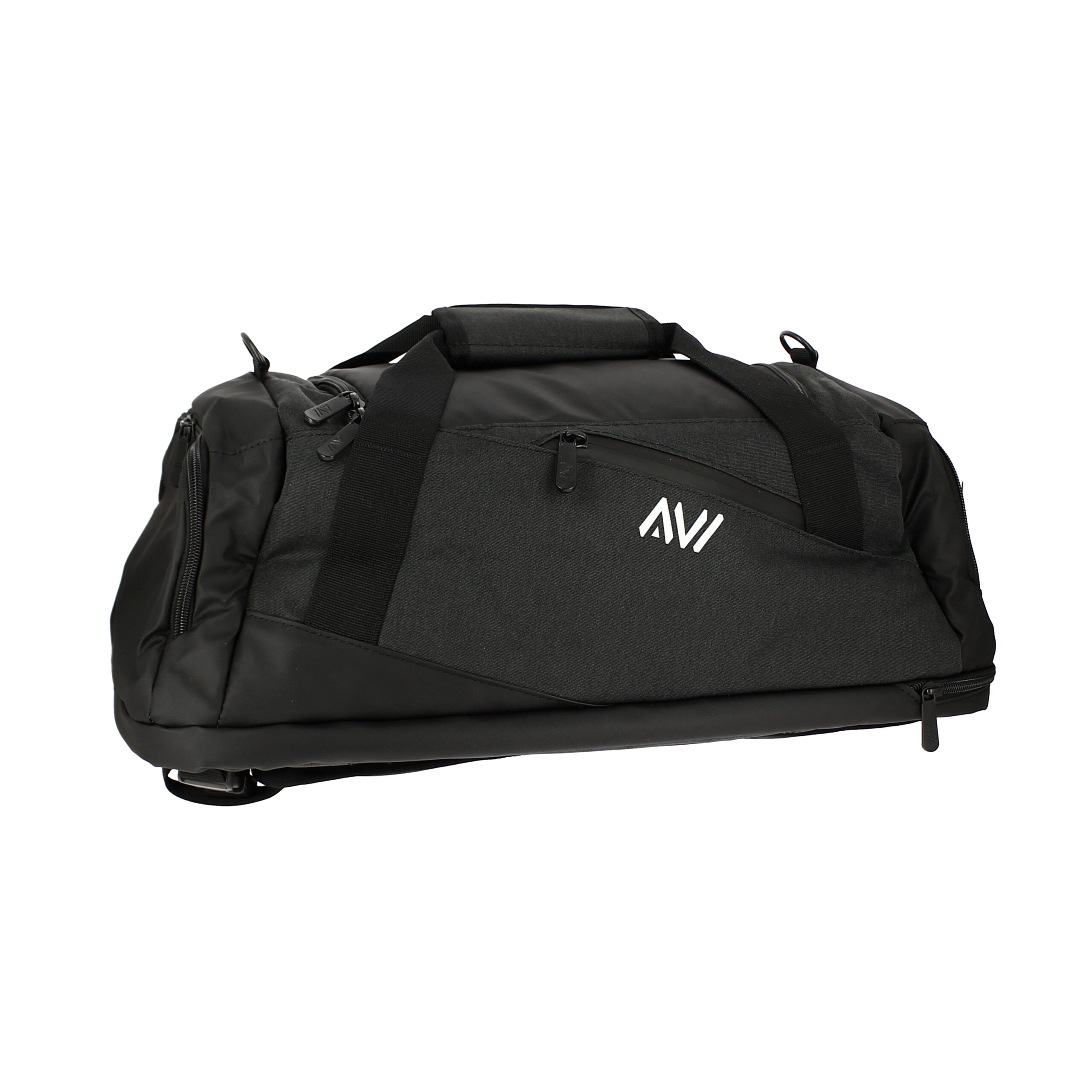 AVI  UNISEX  DUFFLE BAG  BLACK