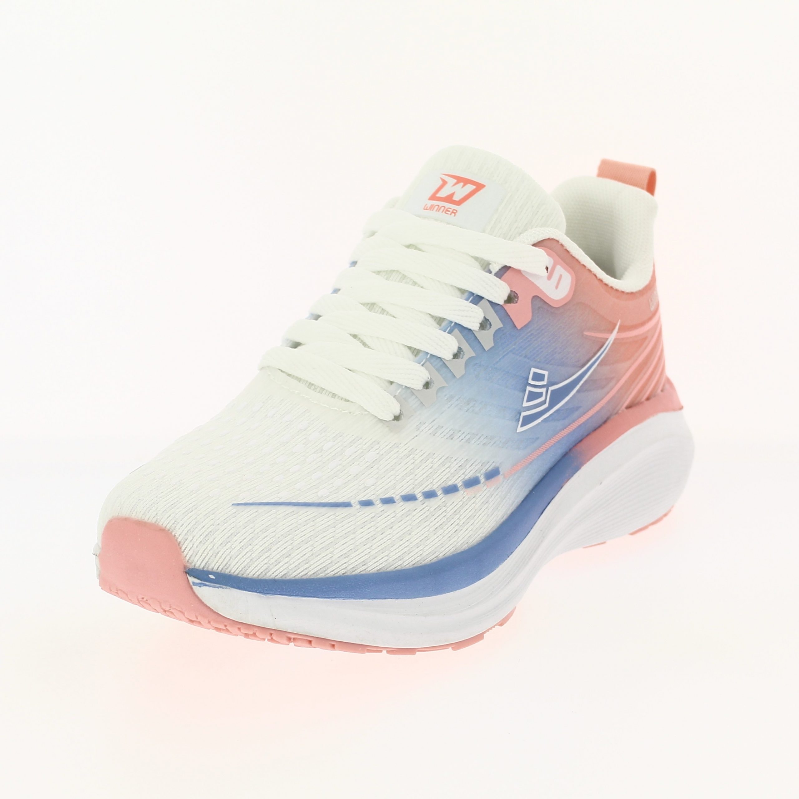 Winner  Women Casual Lacing Shoes WHITE/PINK