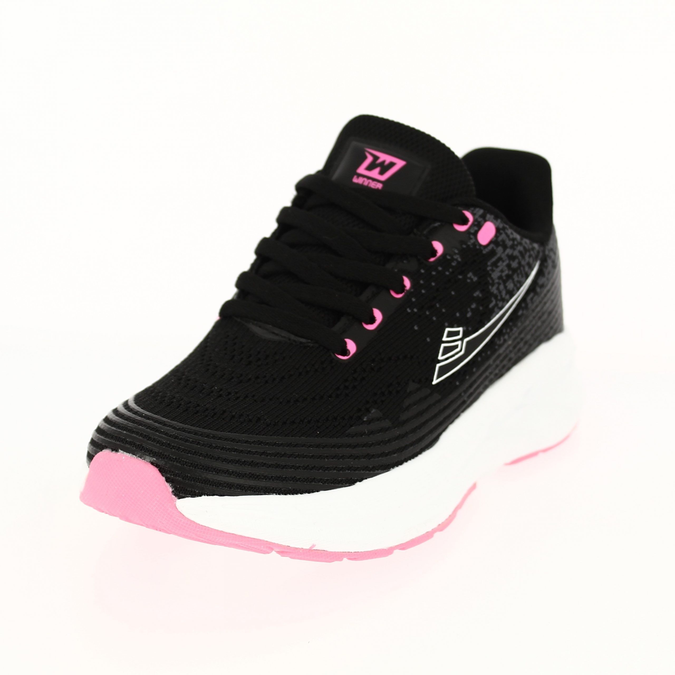 Winner  Women Casual Lacing Shoes BLACK