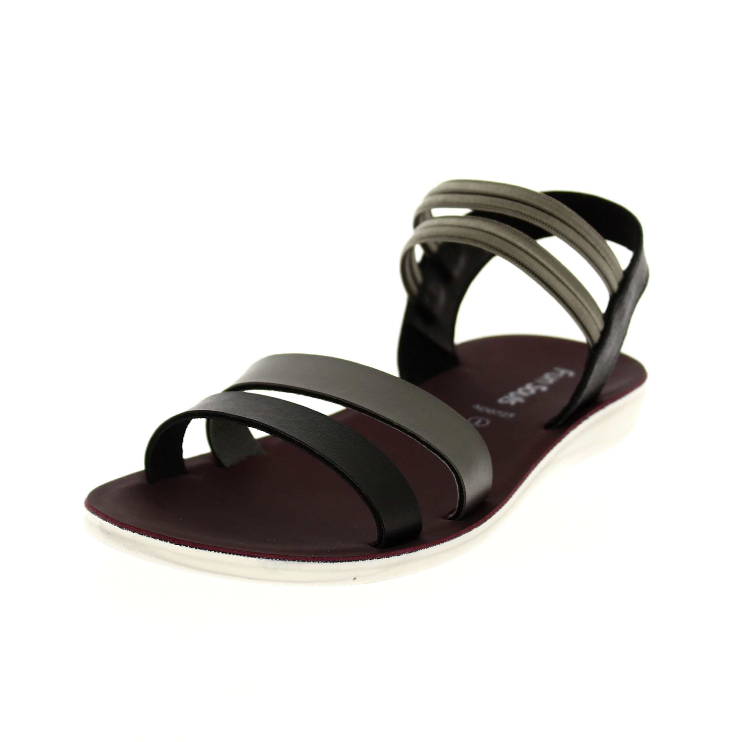 Fun Souls Girls Casual  Slip-on  Sandals BLACK