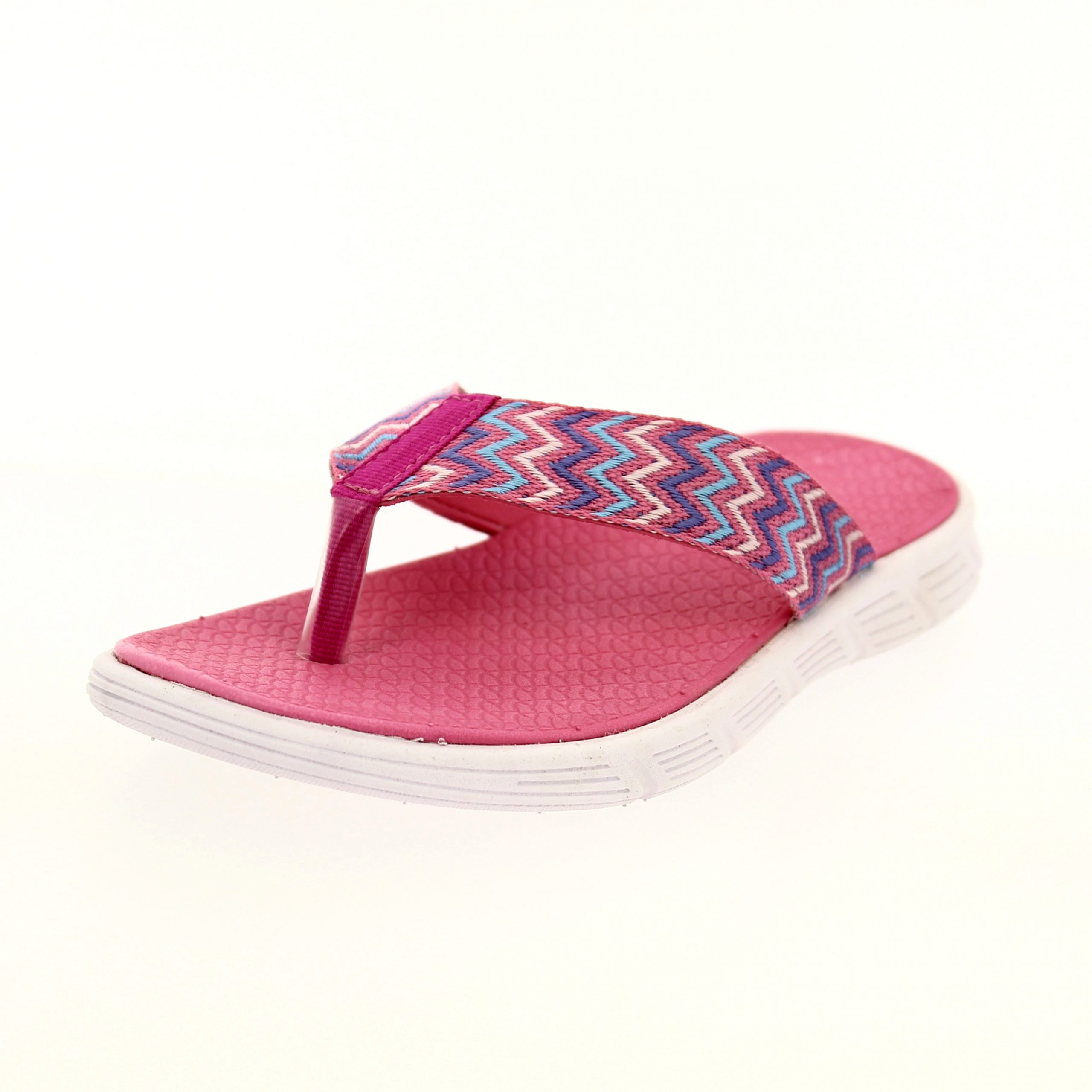 Fun Souls Girls Casual V-strap Slippers PINK