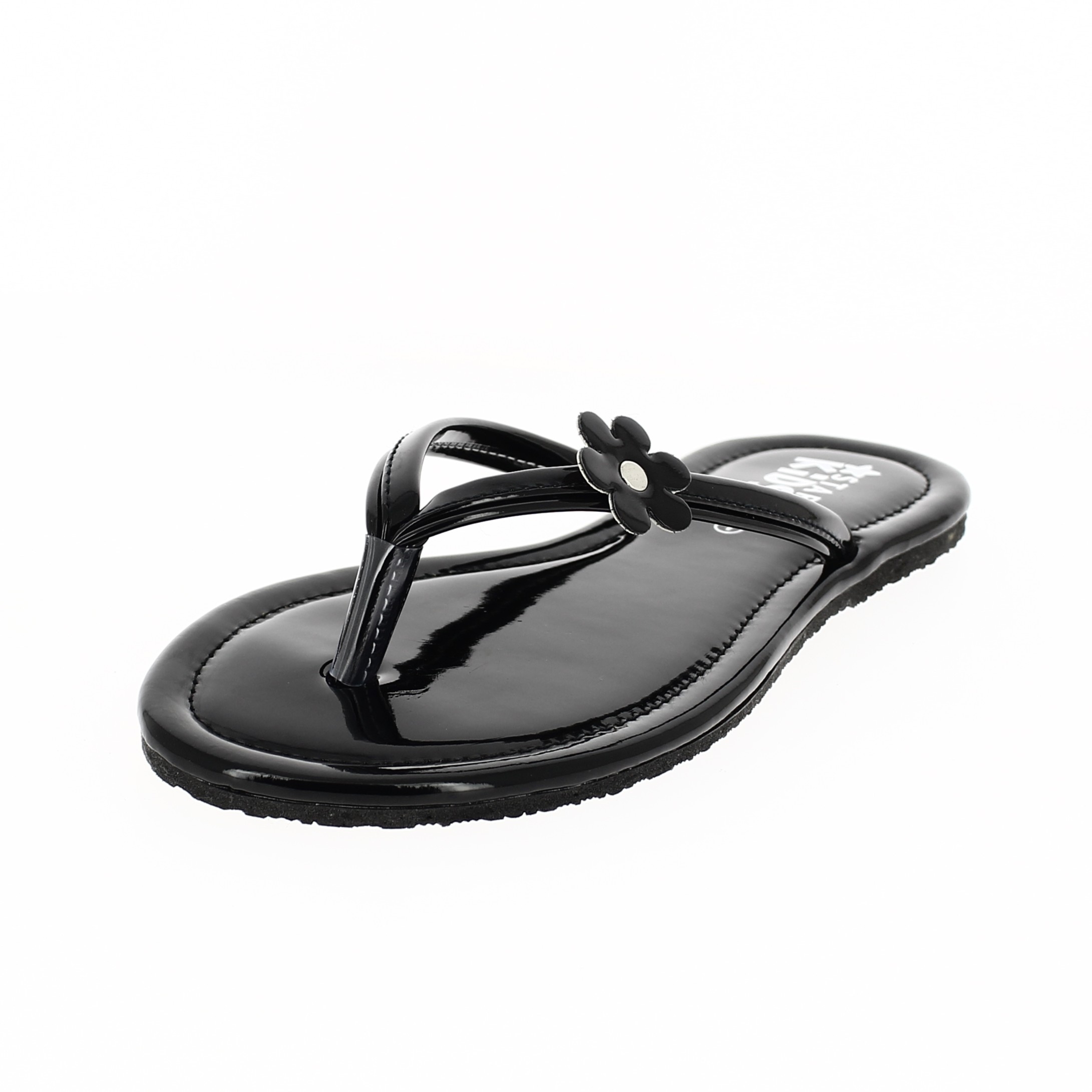 STAR KiDS Girls Casual Two strap Slippers Black
