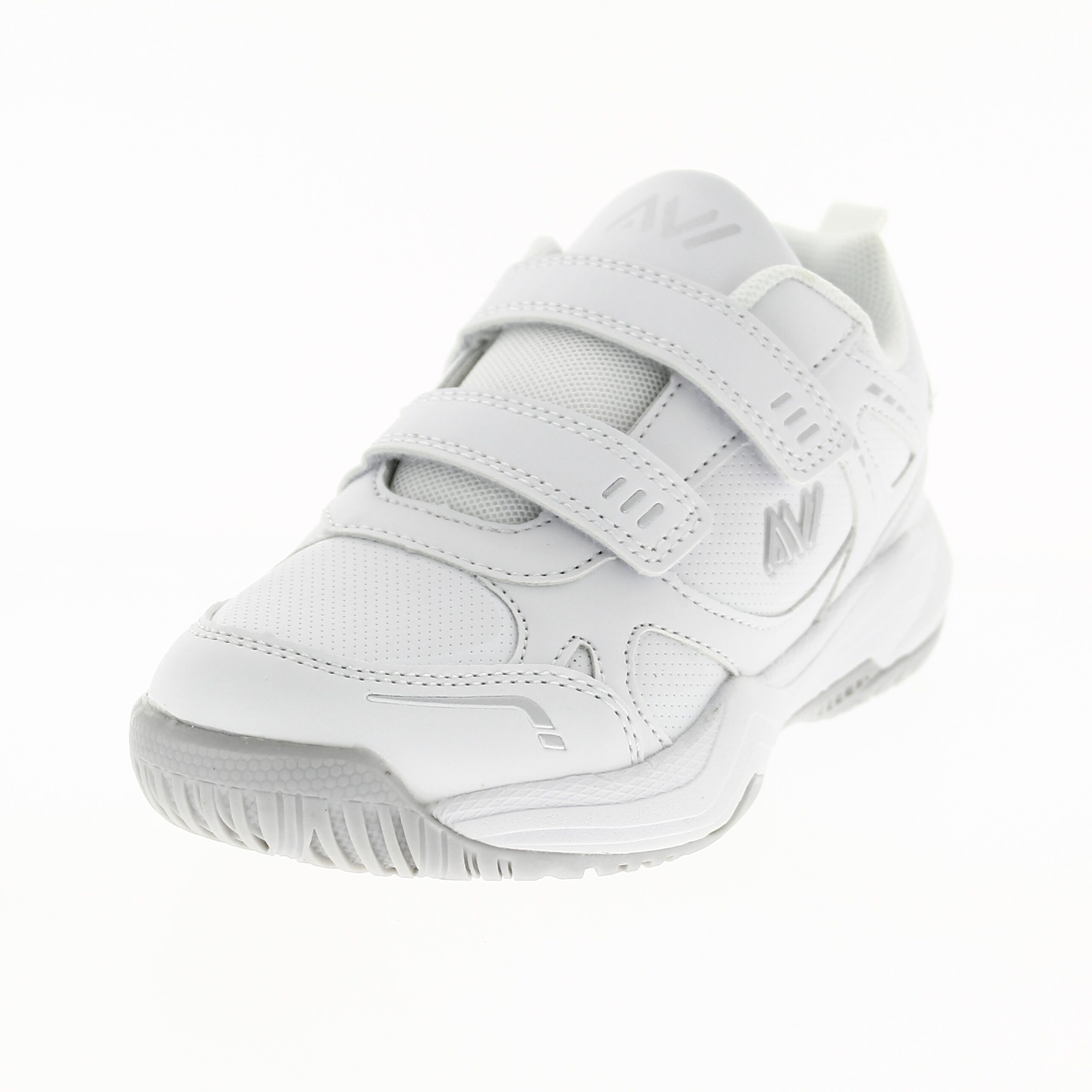 AVI Unisex Casual Velcro Shoes WHITE