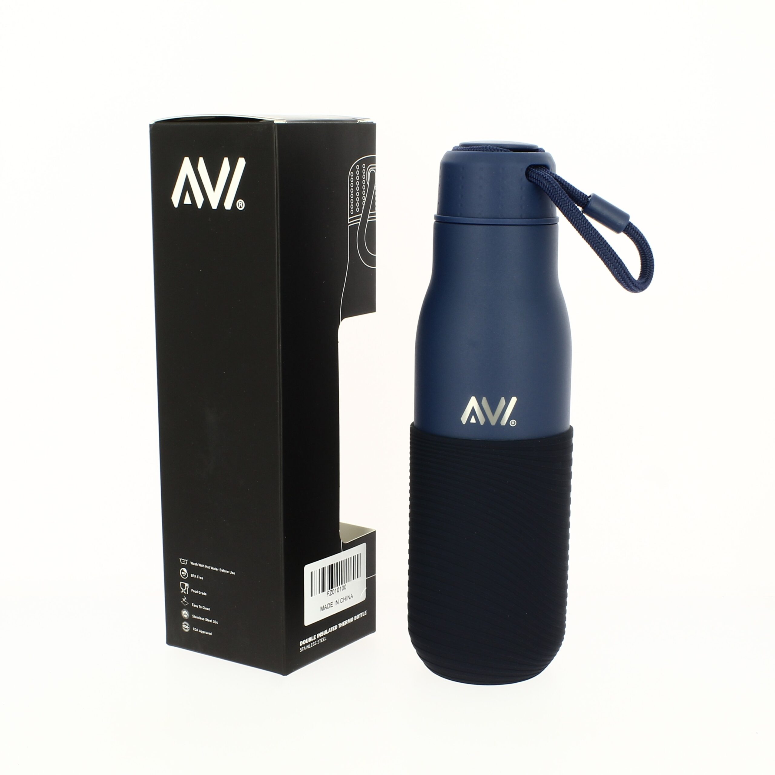 AVI UNISEX WATER BOTLE BLUE  - 500 ML