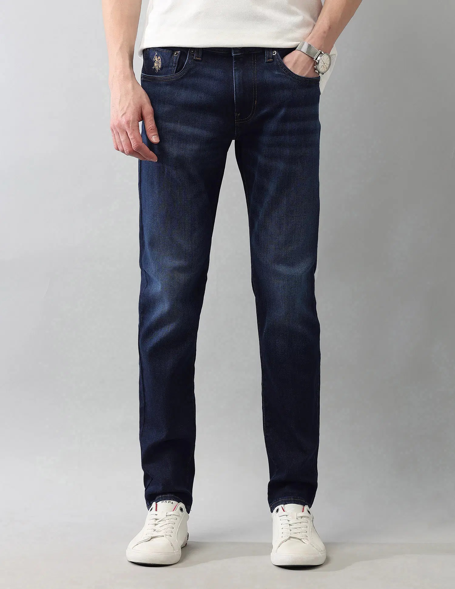 US POLO   Men Casual JEANS BLUE