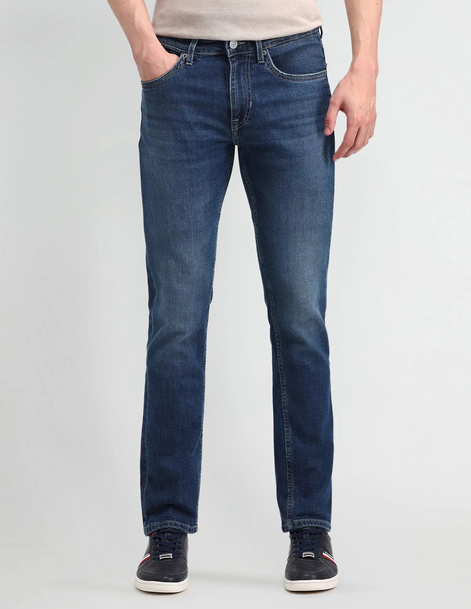 US POLO   Men Casual JEANS BLUE