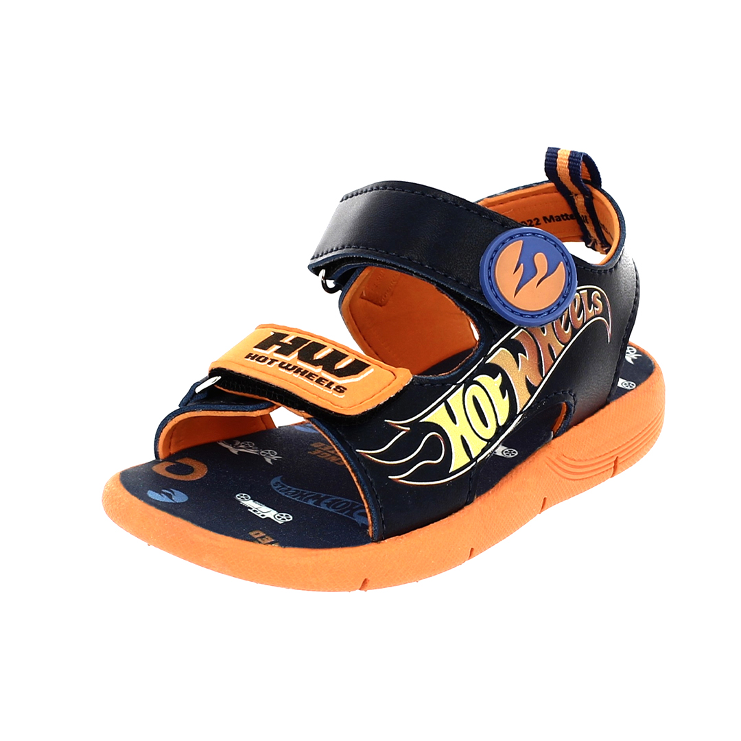 Hot Wheels Boys Casual  Slip-on  Sandals BLACK