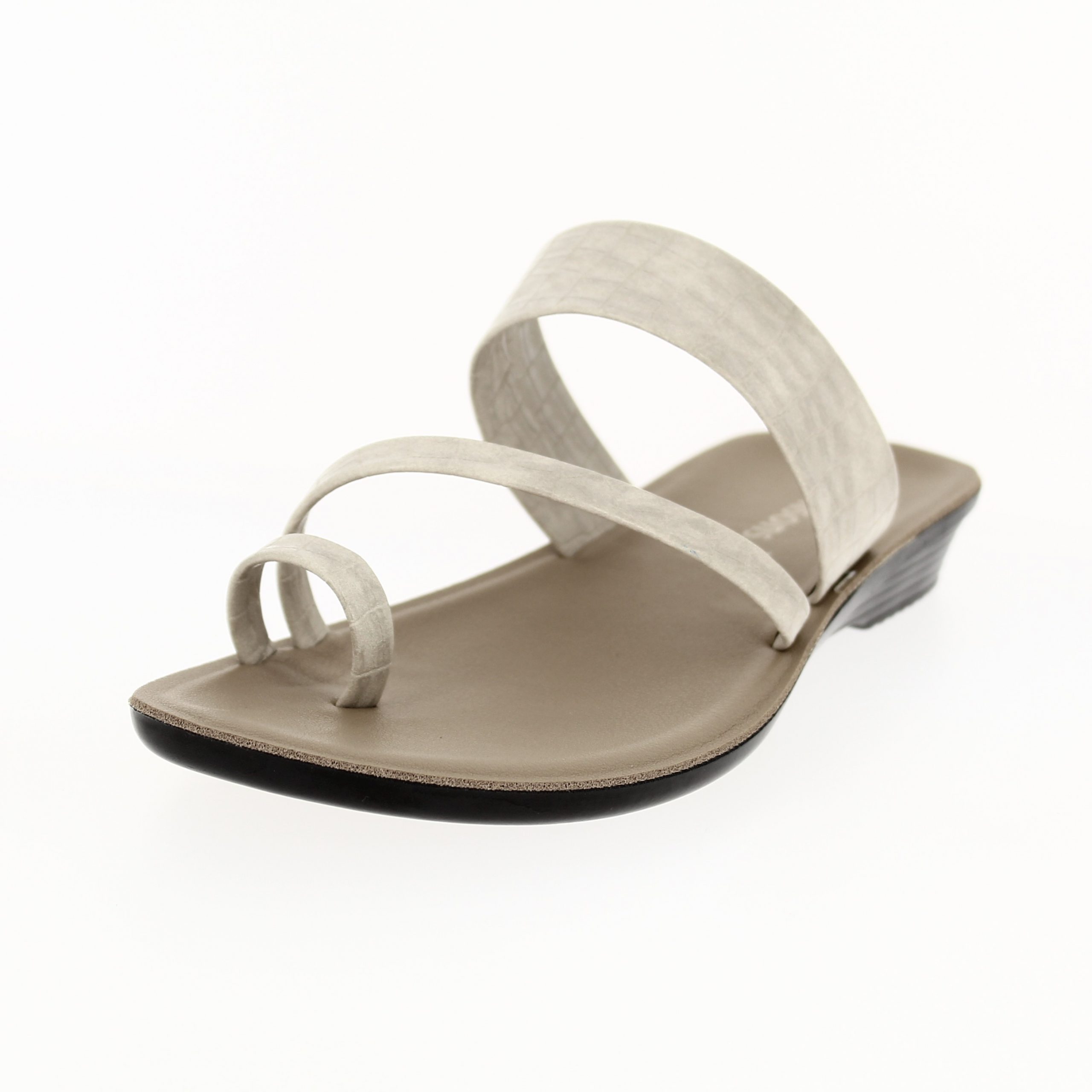 samsons  Women Casual  Toe Ring Slippers BEIGE