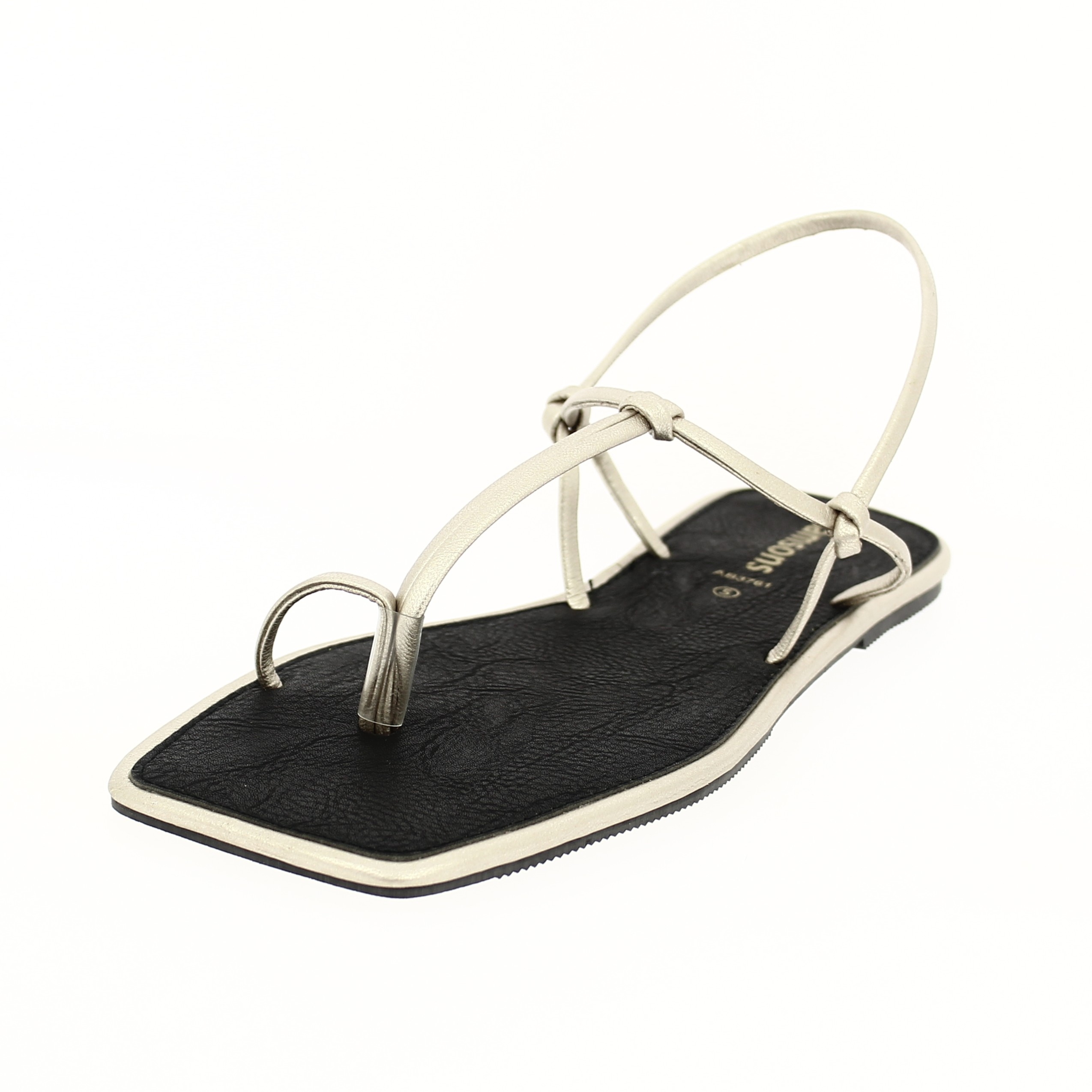 samsons  Women Formal  Toe Ring  Sandals BEIGE