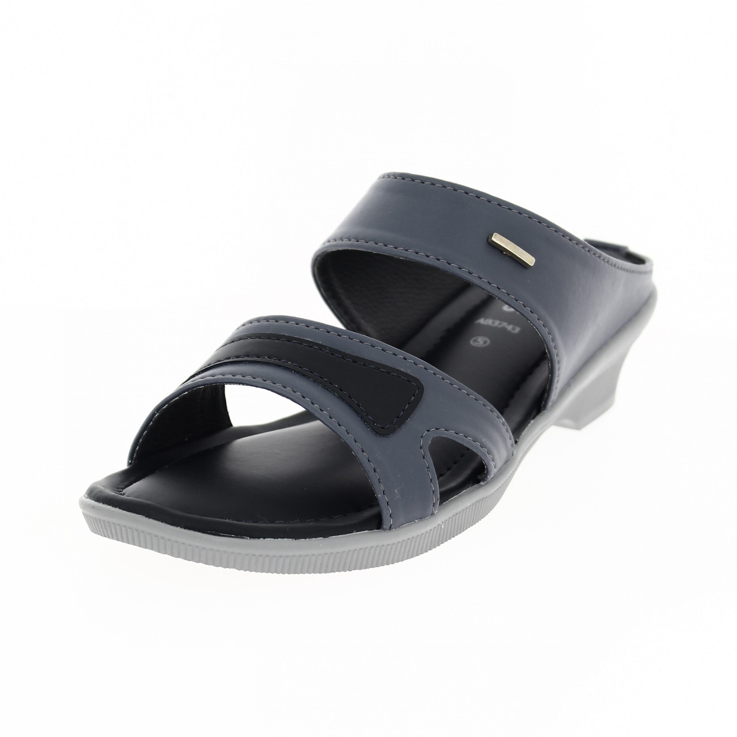 samsons  Women Casual  Toe Ring Slippers GREY