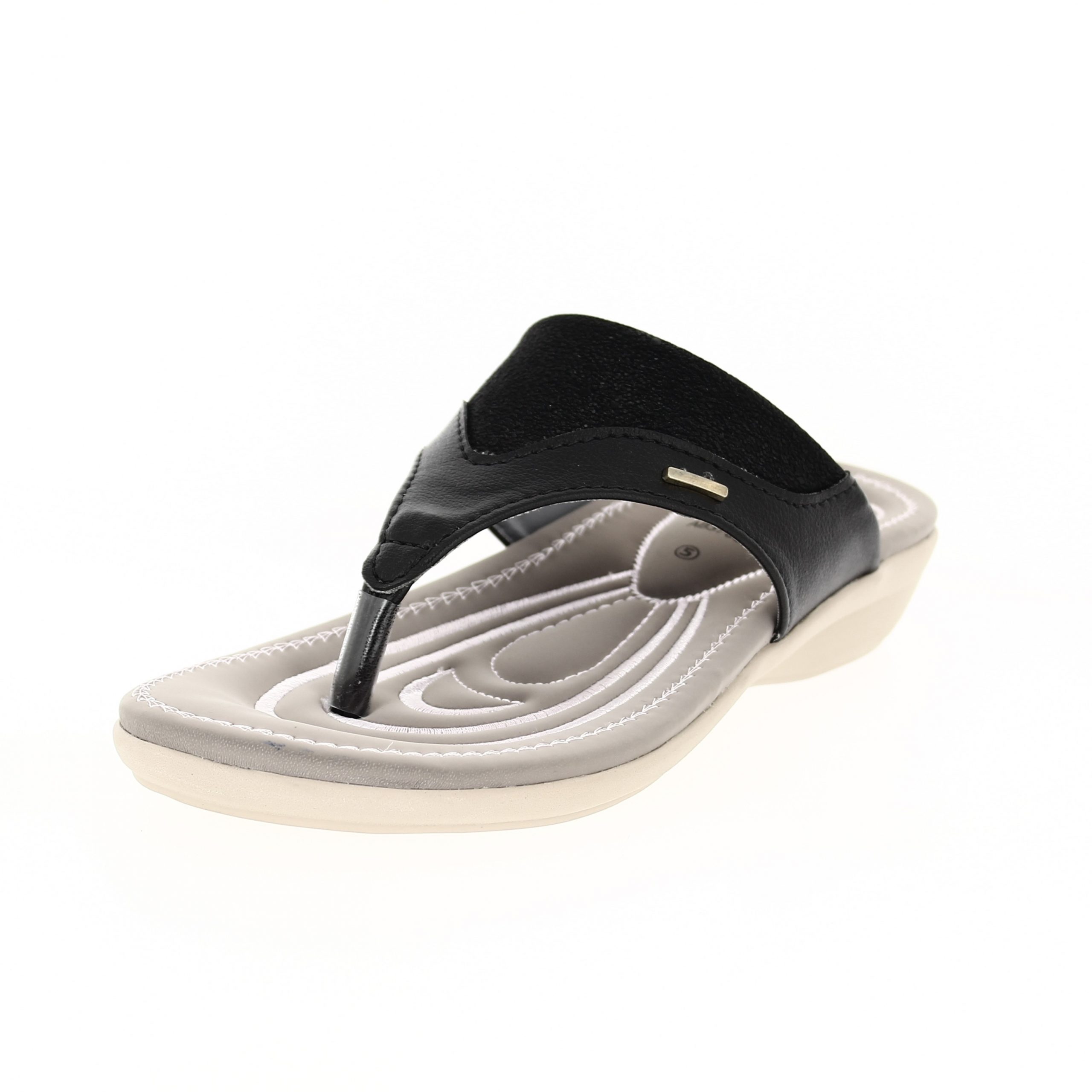 PETALZ Women Casual  Slip-on Slippers BLACK