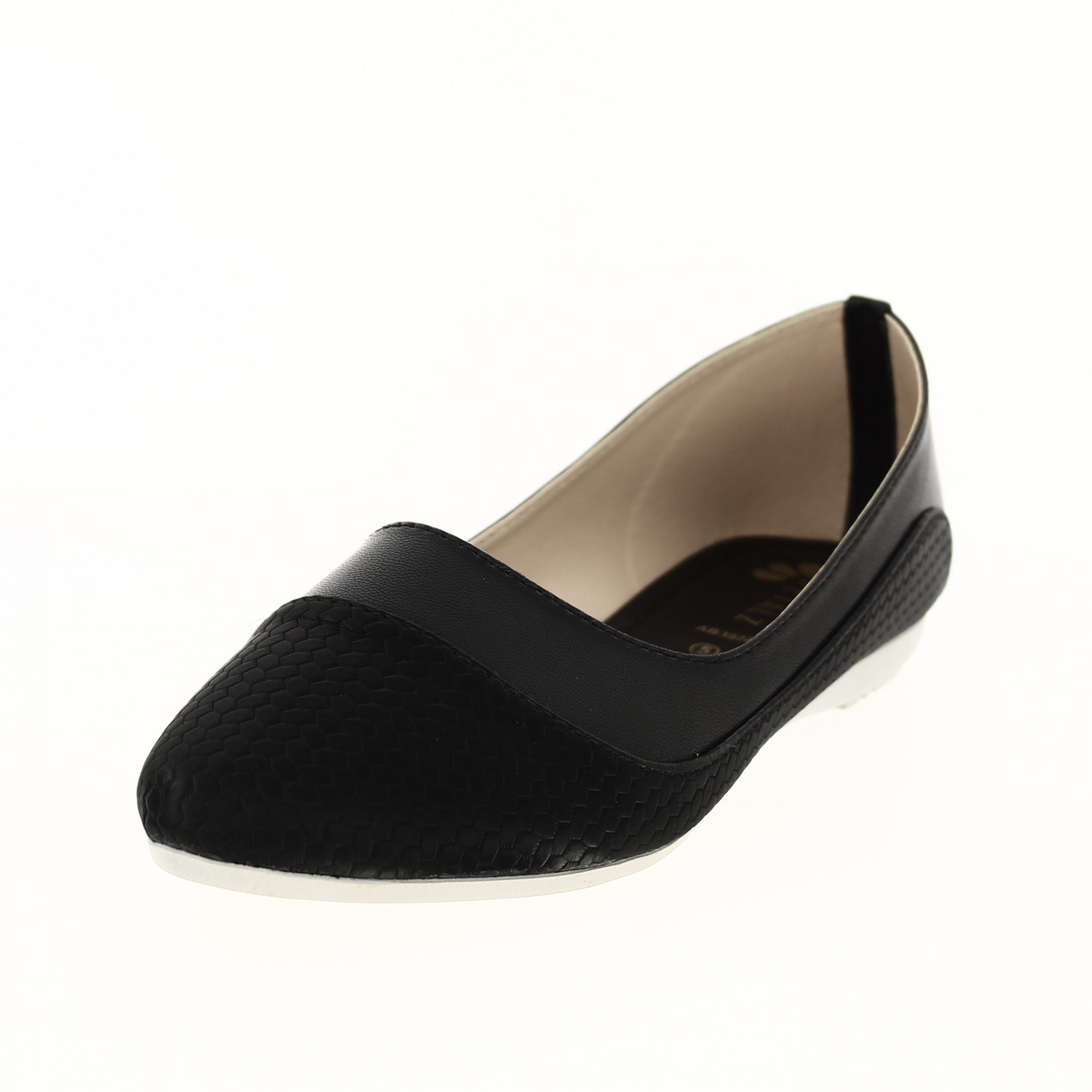 PETALZ  Women Casual BALLERINA Shoes BLACK
