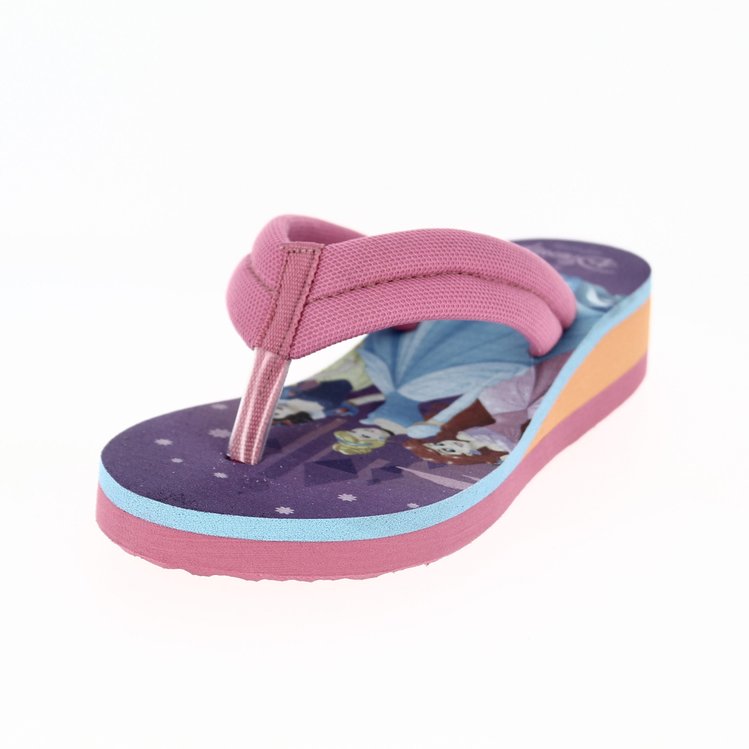 Disney Girls Casual V-strap Slippers PINK