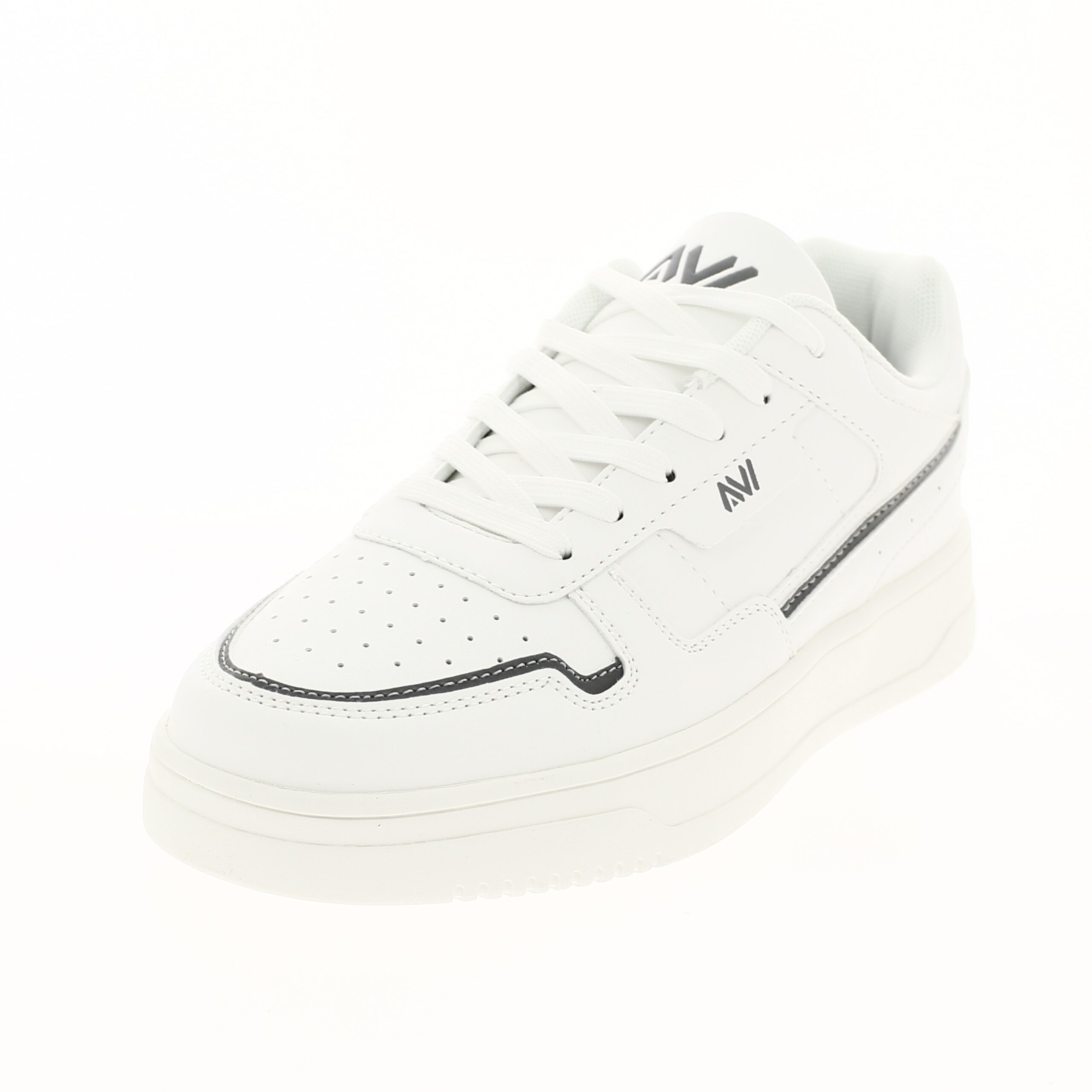 AVI Men Casual Lacing Shoes WHITE