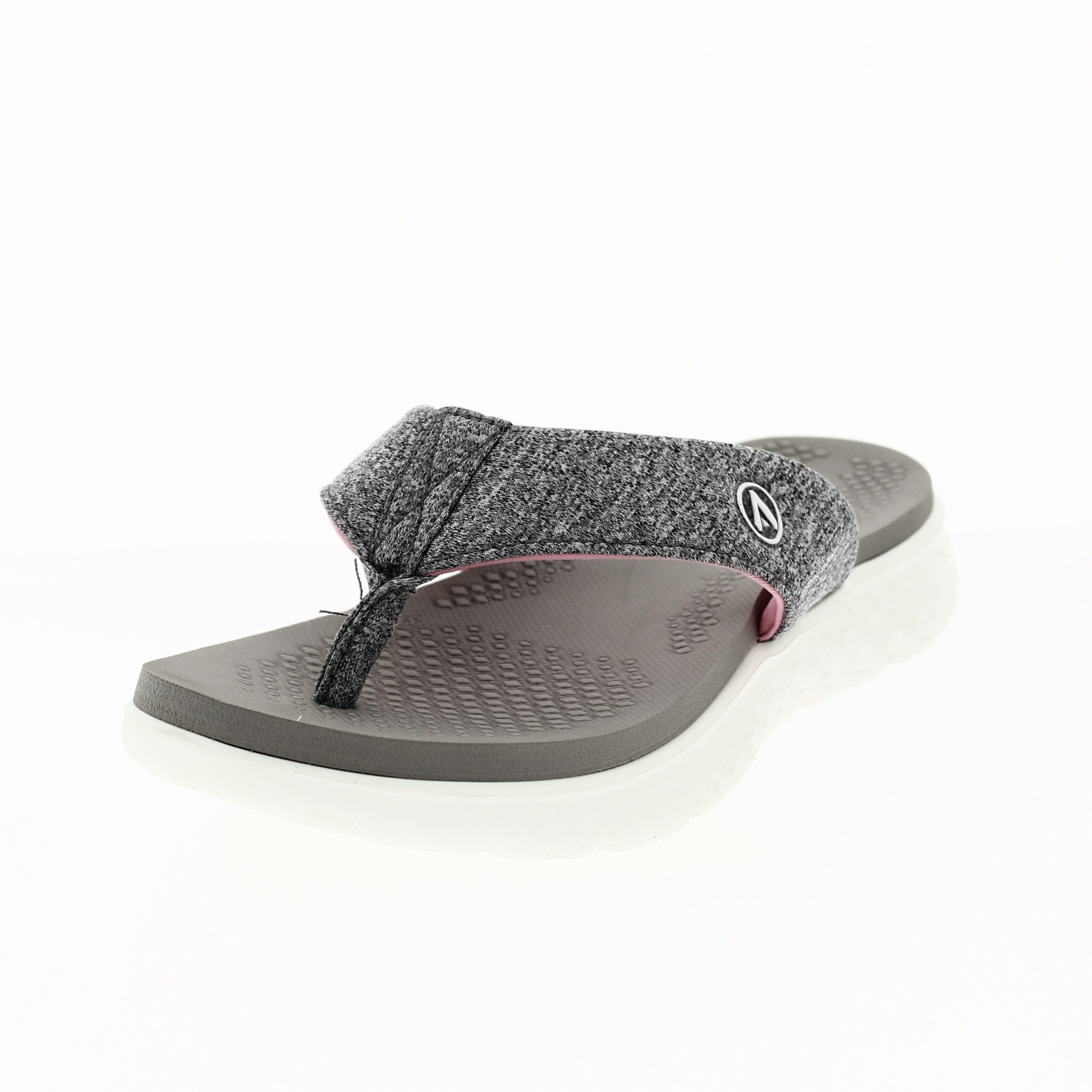 AVI Women Casual V-strap Slippers GRAY