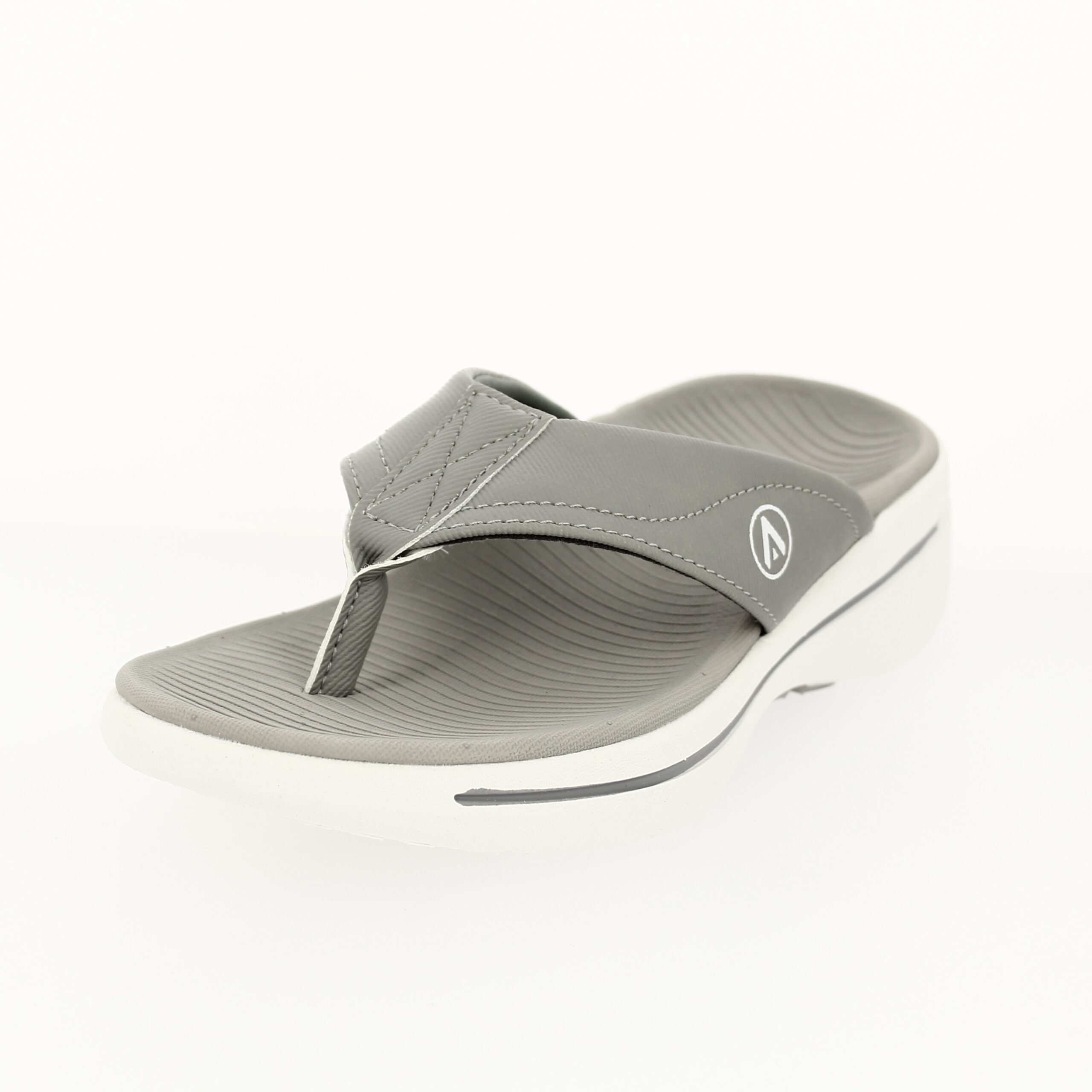 AVI Women Casual V-strap Slippers GRAY