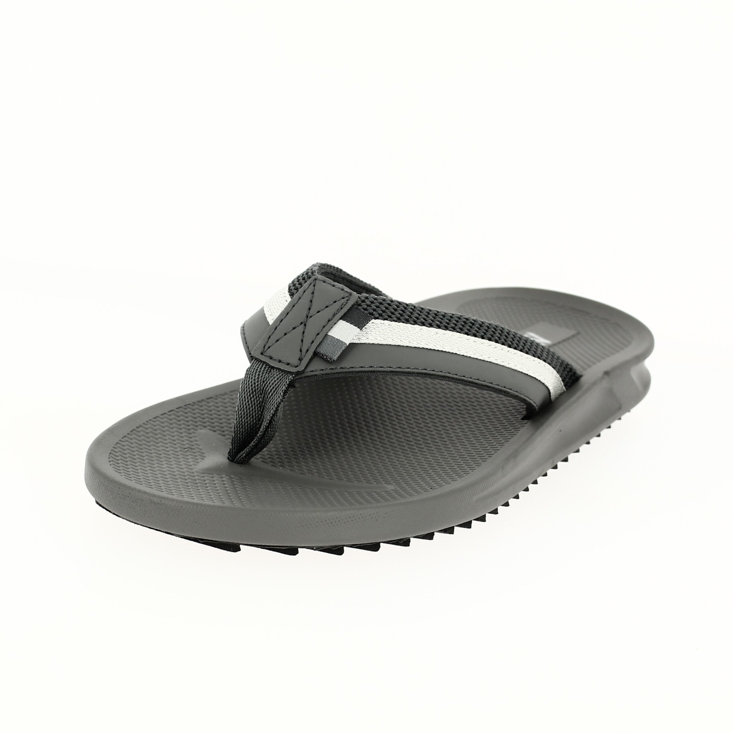 AVI Men Casual V-strap Slippers SILVER