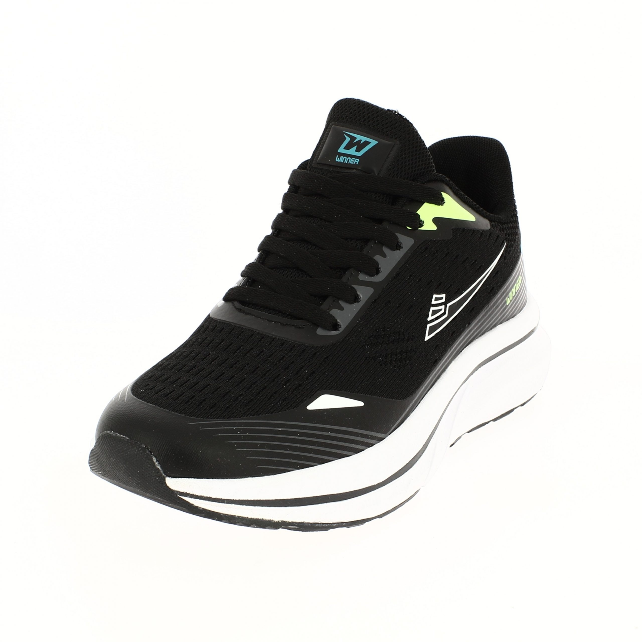 Winner   Men Casual Lacing Shoes BLACK
