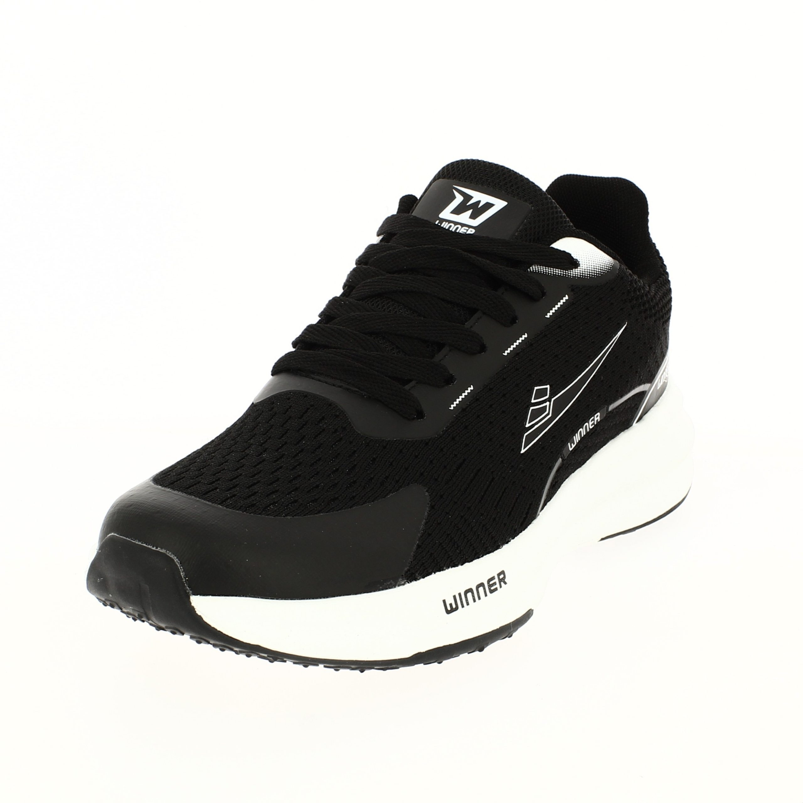 Winner   Men Casual Lacing Shoes BLACK