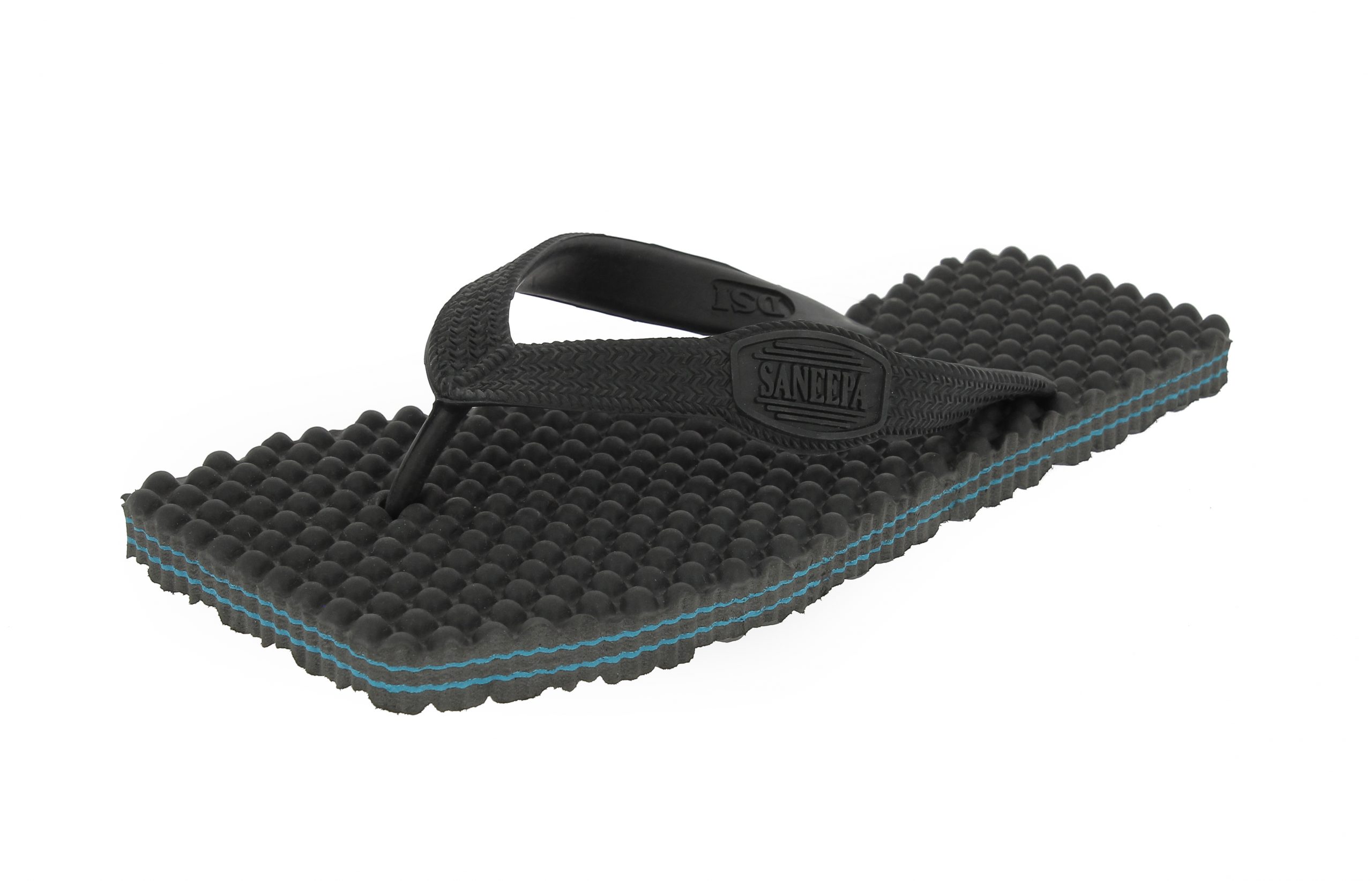 Saneepa   Men Casual FLATS  Flip Flops BLUE , AQUA